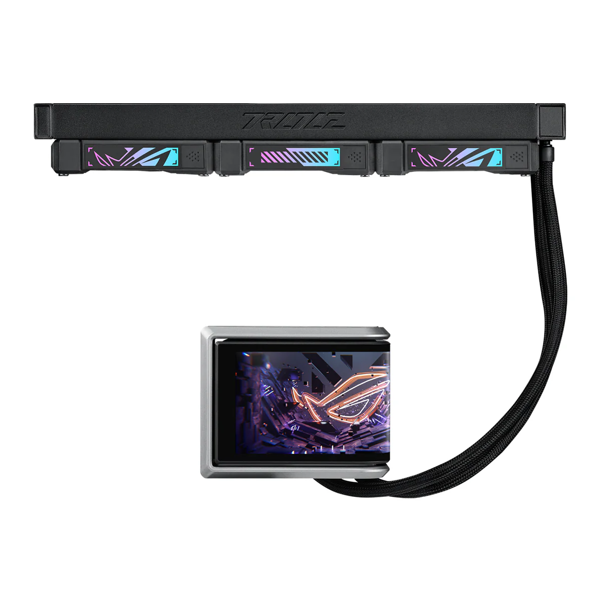 ASUS ROG Ryuo IV 360 ARGB CPU Liquid Cooler (Black, White) - Image 3