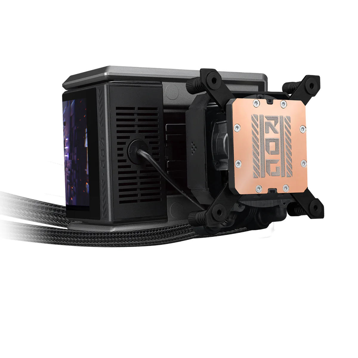 ASUS ROG Ryuo IV 360 ARGB CPU Liquid Cooler (Black, White) - Image 7