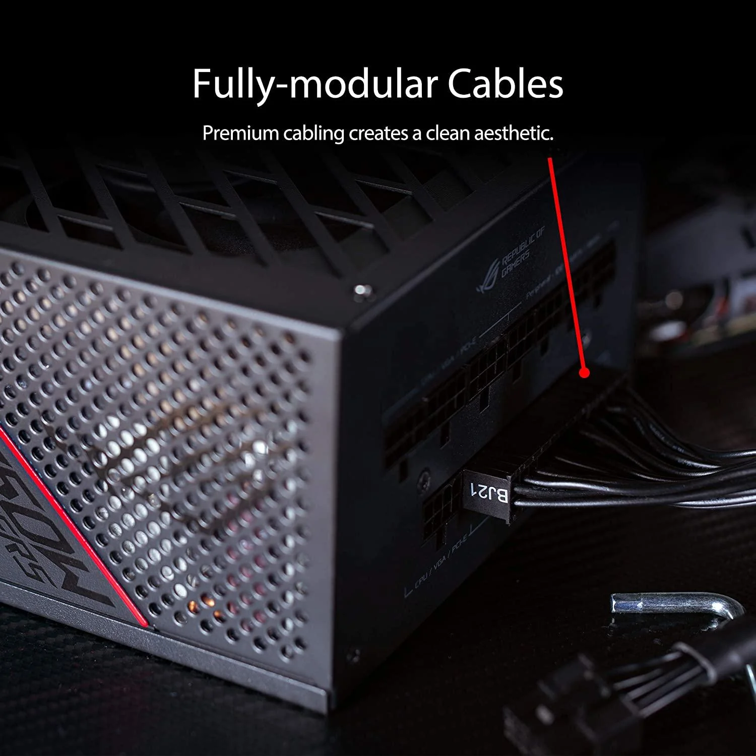 ASUS ROG Strix 1000W Gold Gaming Power Supply - Image 3