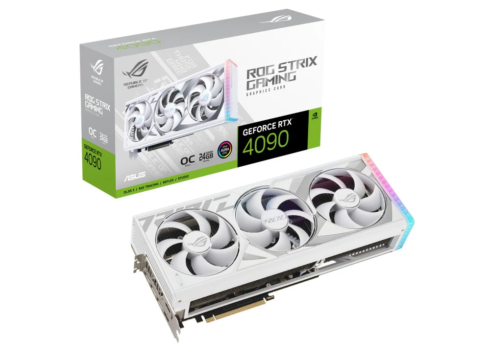Asus ROG Strix GeForce RTX 4090 24GB OC Edition Gaming Graphics Card (White) - Image 10