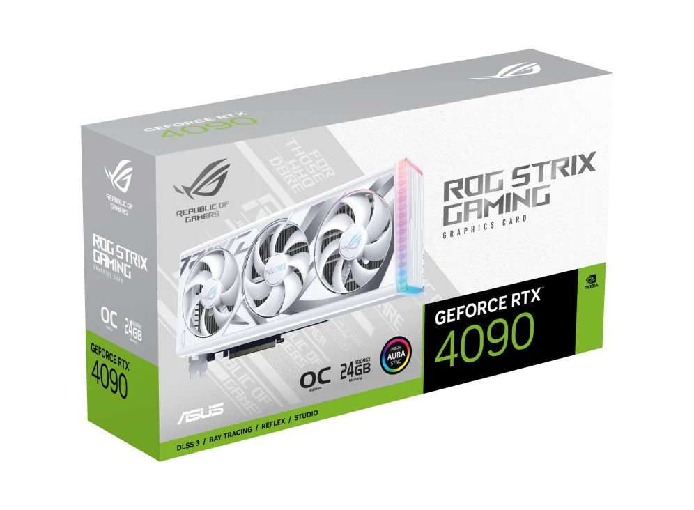 Asus ROG Strix GeForce RTX 4090 24GB OC Edition Gaming Graphics Card (White) - Image 9