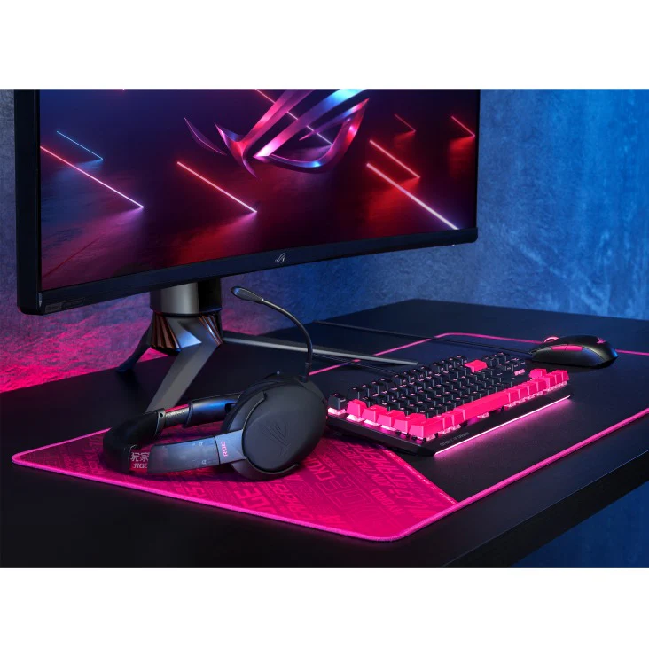 Asus ROG Strix Go 2.4 Electro Punk USB-C 2.4GHz Wireless Gaming Headset - Image 6