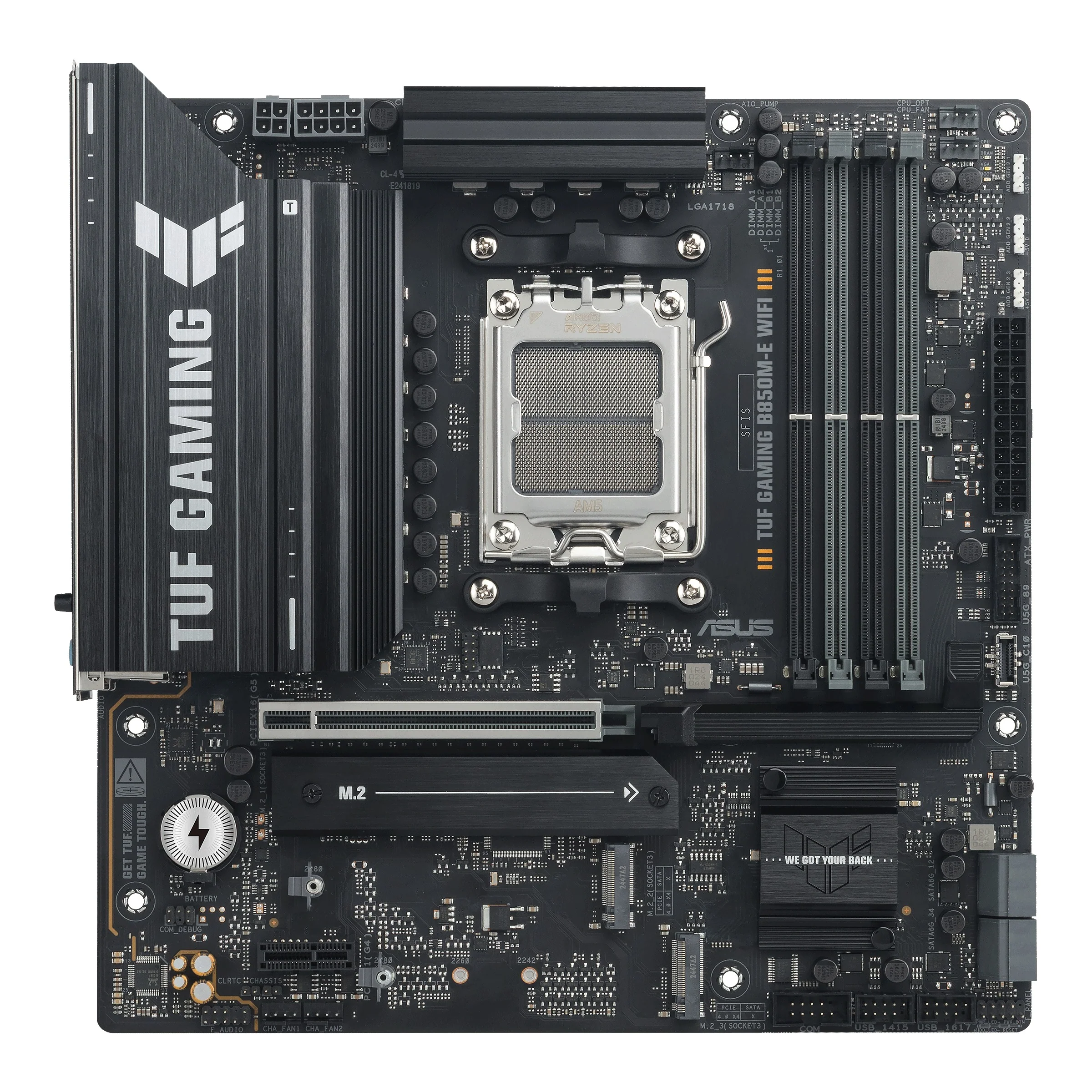 ASUS TUF Gaming B850M-E Wifi DDR5 Motherboard + G.Skill Trident Z5 Neo RGB DDR5 48GB (2x24GB) 6000 MT/s CL28-36-36-96 1.35V AMD EXPO Desktop Memory (Matte Black) (F5-6000J2836F24GX2-TZ5NR) - Image 10