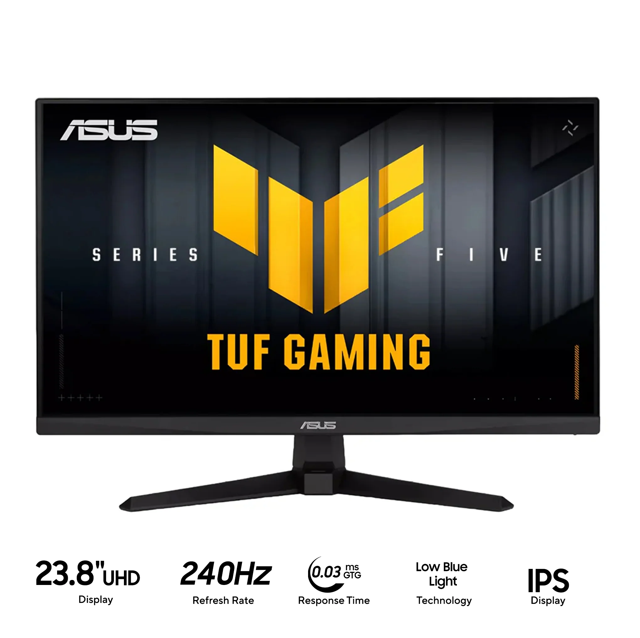 Asus TUF Gaming Series 5 VG249QM5A 23.8" FHD (1920x1080) 240Hz 1ms(GTG) 0.3ms(min.) Fast IPS Gaming Monitor with Tilt Adjustment