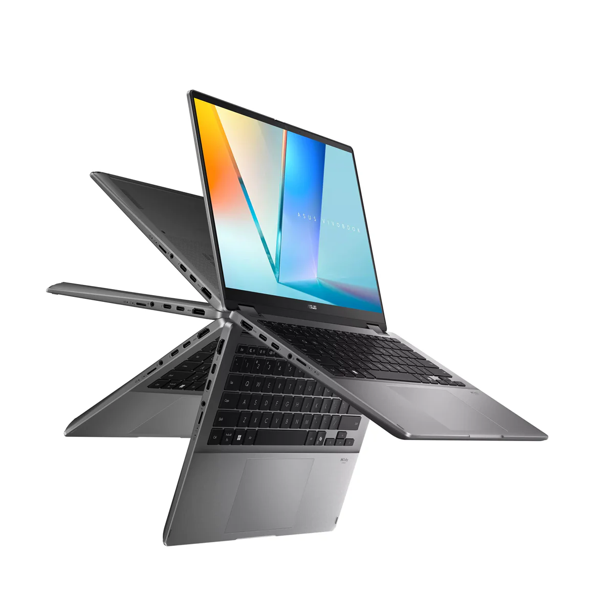 ASUS Vivobook 14 Flip TP3407SA-SG229WSM Laptop (Matte Gray) | 14" WUXGA (1920x1200) OLED | Core Ultra 7 256V | 16GB RAM | 1TB SSD | Intel Arc Graphics | Windows 11 Home | MS Office Home 2024 + MS 365 Basic + ASUS AP4600 Backpack - Image 10
