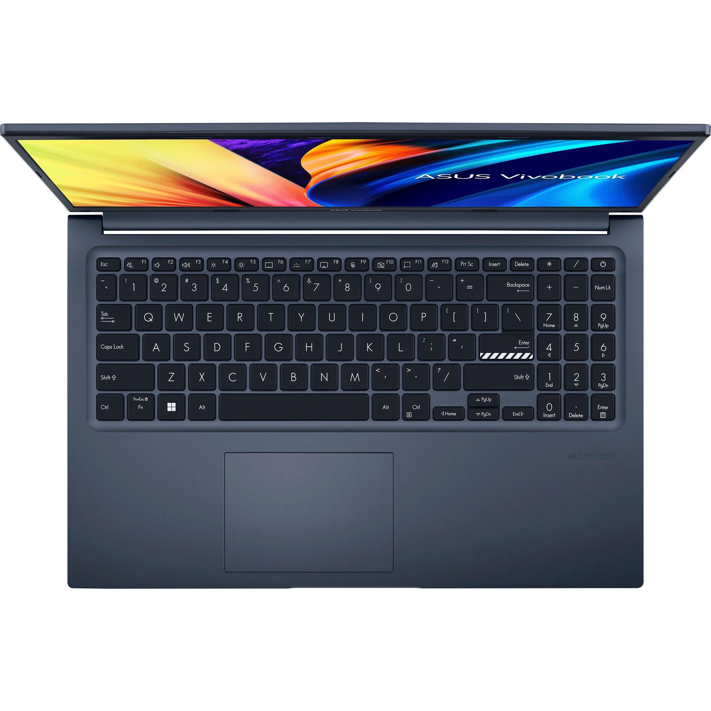 Asus Vivobook 15 X1502ZA-BQ167WS Laptop (Quiet Blue) | 15.6" FHD |  i7-1260P | 8GB DDR4 | 512 GB SSD | Intel® UHD Graphics | Windows 11 Home | MS Office Home & Student 2021 | Asus BP1504 Casual Backpack - Image 8