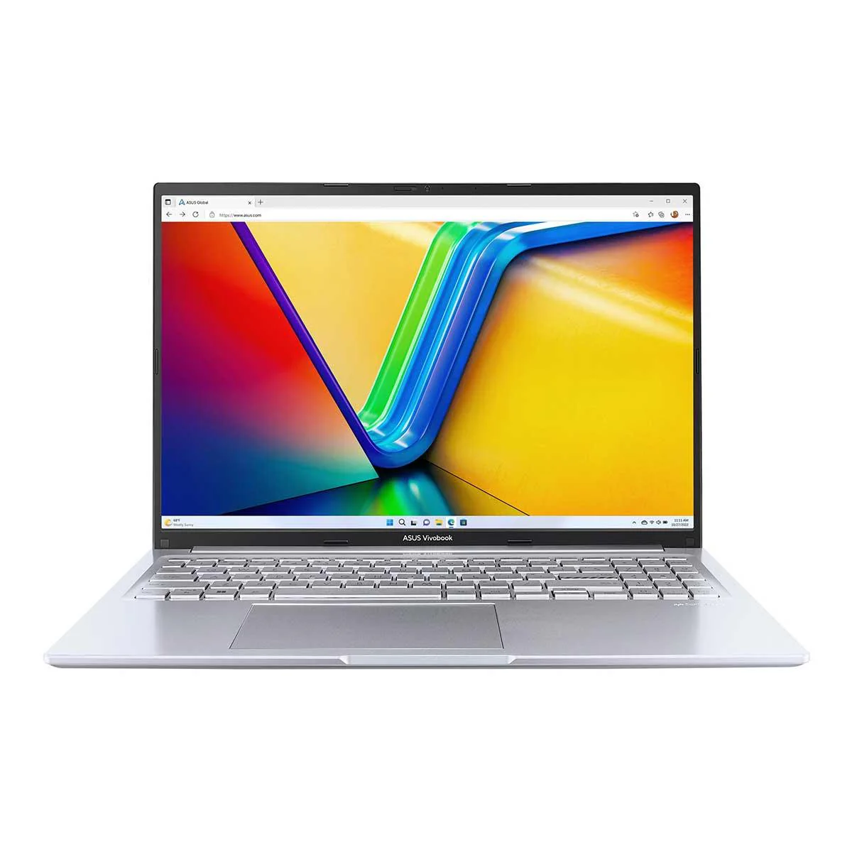 Asus Vivobook 16 X1605ZA-MB066WS Laptop (Tranparent Silver) | 16”  WUXGA (1920 x 1200) | i5-1235U | 8 GB RAM | 512 GB SSD | Intel UHD Graphics | Windows 11 Home | MS Office Home & Student 2021 | ASUS BP1504 Casual Backpack - Image 3