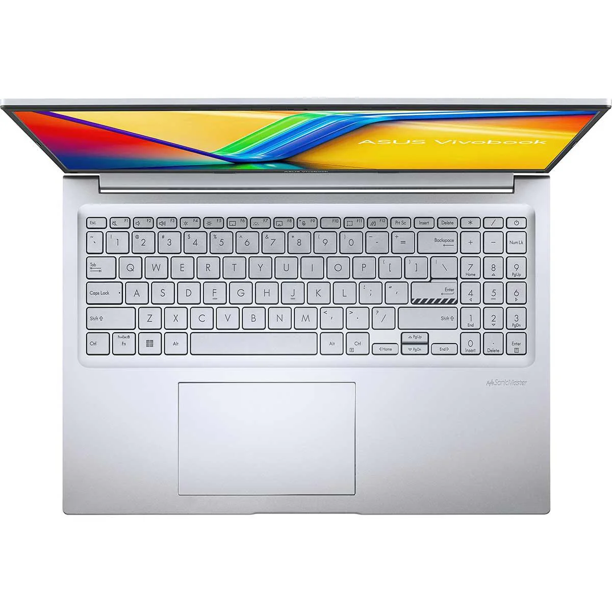 Asus Vivobook 16 X1605ZA-MB066WS Laptop (Tranparent Silver) | 16”  WUXGA (1920 x 1200) | i5-1235U | 8 GB RAM | 512 GB SSD | Intel UHD Graphics | Windows 11 Home | MS Office Home & Student 2021 | ASUS BP1504 Casual Backpack - Image 4