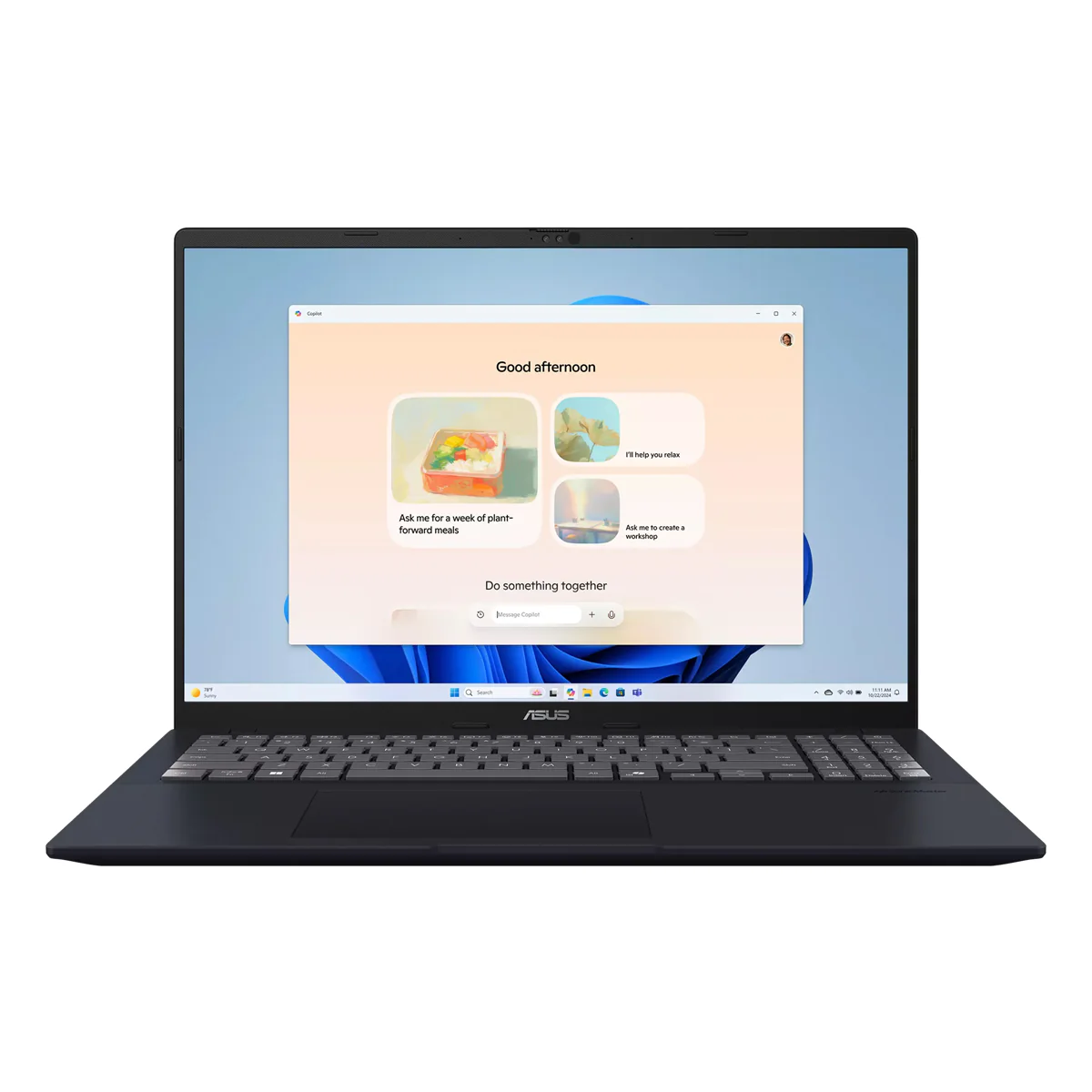 ASUS Vivobook 16 X1607CA-MB299WSM Laptop (Quiet Blue) | 16" WUXGA (1920x1200) IPS | Core Ultra 5 225H | 16GB RAM | 512GB SSD | Intel Graphics | Windows 11 Home | MS Office Home 2024 + MS 365 Basic + ASUS AP4600 Backpack - Image 2