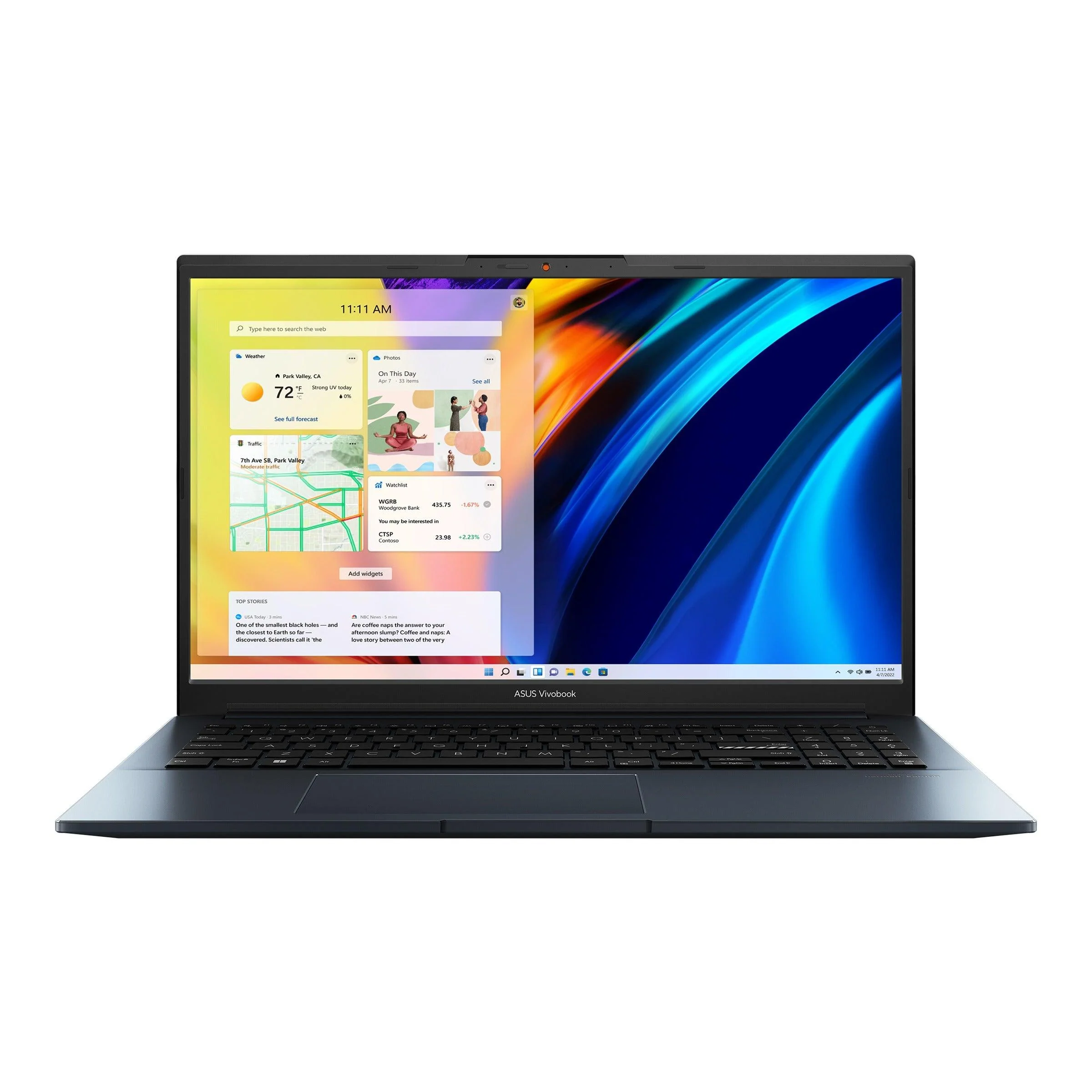 Asus Vivobook Pro 15 Oled K6500ZE-MA111WS Laptop (Quiet Blue) | 15.6”  2.8K | i7-12650H | 16 GB RAM | 512 GB SSD | NVIDIA® GeForce® RTX™ 3050 Ti | Windows 11 Home | MS Office Home & Student 2021 | Asus BP1504 Casual Backpack - Image 2