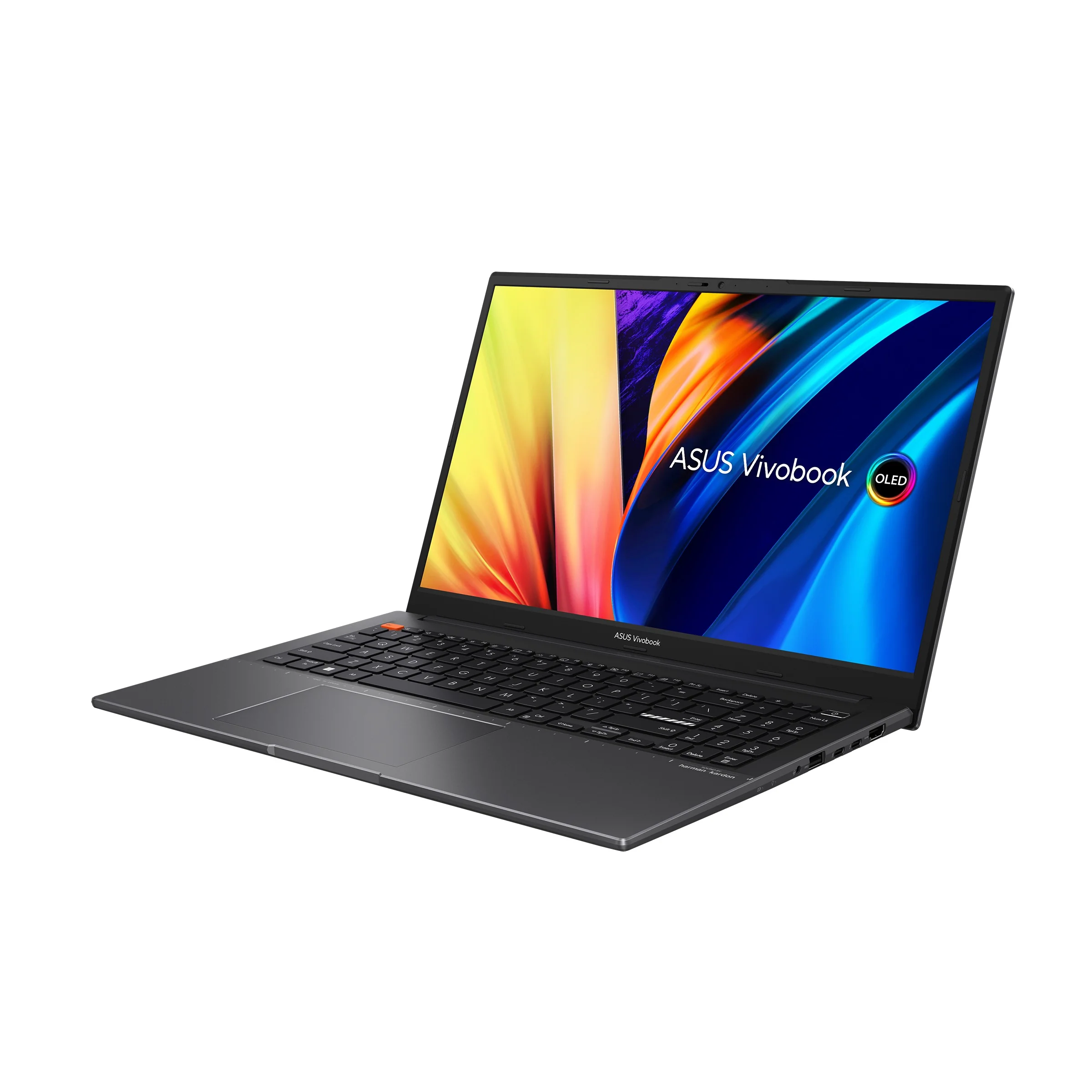Asus Vivobook S 15 OLED K3502ZA-L1477WS Laptop (Indie Black) | 15.6” FHD (1920 x 1080) OLED | i5-12500H | 8GB RAM | 512GB SSD | Intel Iris Xe Graphics | Windows 11 Home | MS Office Home & Student 2021 | Asus BP1504 Casual Backpack - Image 2