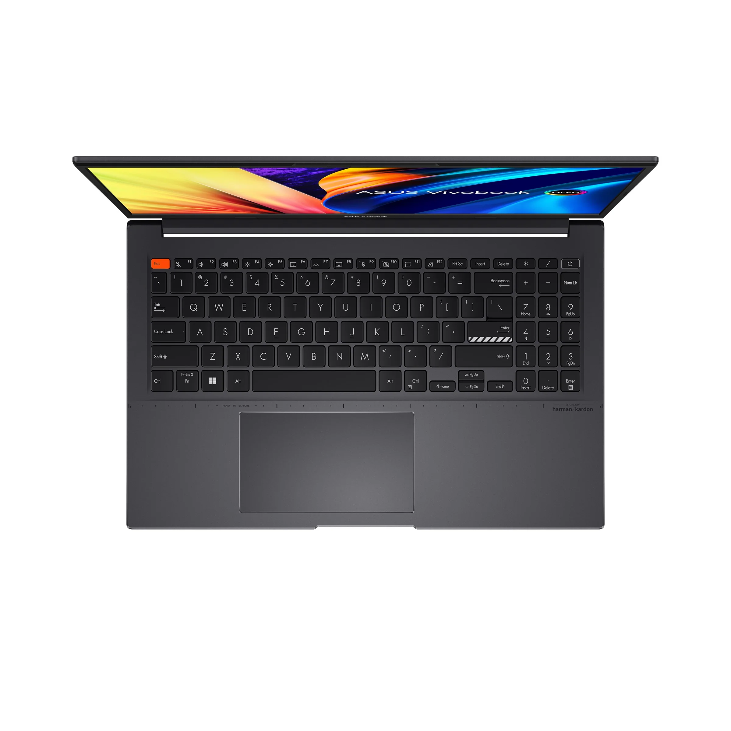 Asus Vivobook S 15 OLED K3502ZA-L1477WS Laptop (Indie Black) | 15.6” FHD (1920 x 1080) OLED | i5-12500H | 8GB RAM | 512GB SSD | Intel Iris Xe Graphics | Windows 11 Home | MS Office Home & Student 2021 | Asus BP1504 Casual Backpack - Image 3