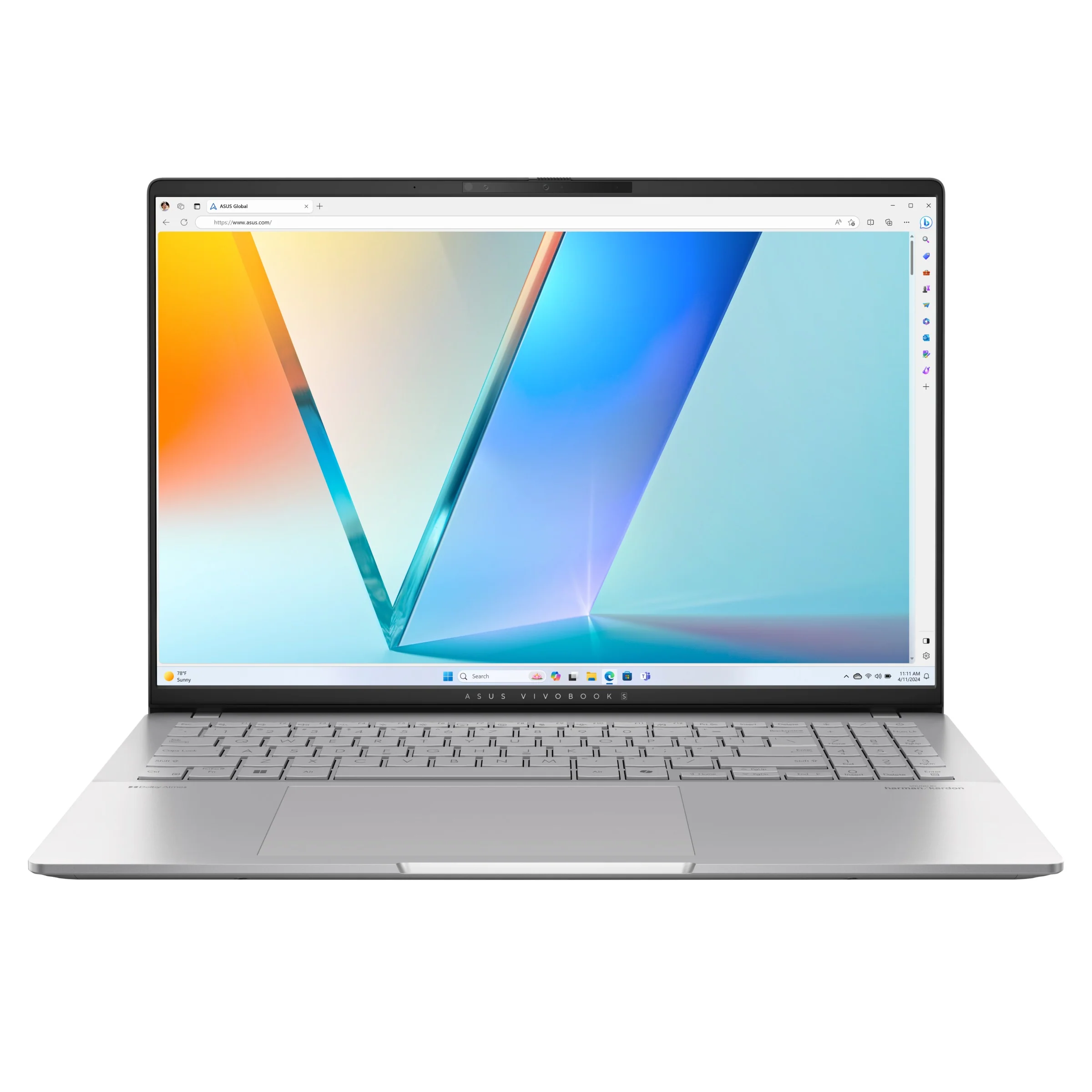 Asus Vivobook S 16 OLED M5606WA-MX009WSM Laptop (Cool Silver) | 16" 3.2K (3200x2000) 120Hz | Ryzen AI 9 HX 370 | 24GB RAM | 1TB SSD | AMD Radeon 890M Graphics | Windows 11 Home + MS Office Home & Student 2021 + MS 365 Basic + Asus AP4600 Backpack - Image 2