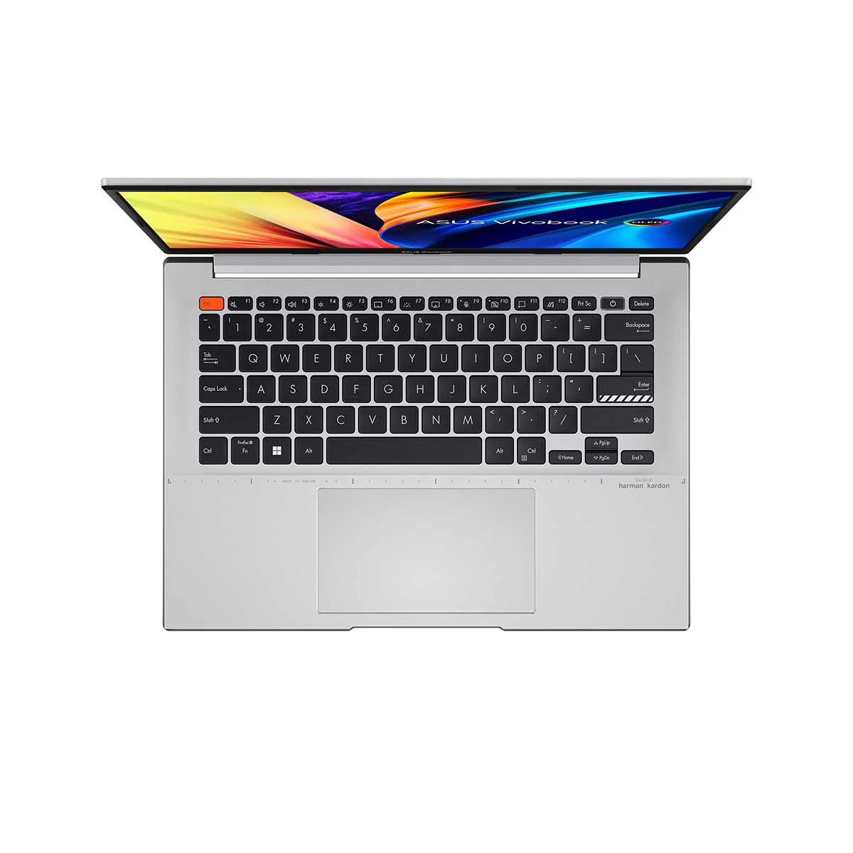 Asus Vivobook S14 K3402ZA-KM085WS  Notebook (Neutral Gray) | 14" 2.8K (2880x1800) OLED | i7-12700H | 16GB RAM | 512GB SSD | Intel Iris XE Graphics | Windows 11 Home | Asus BP1504 Casual Backpack - Image 5