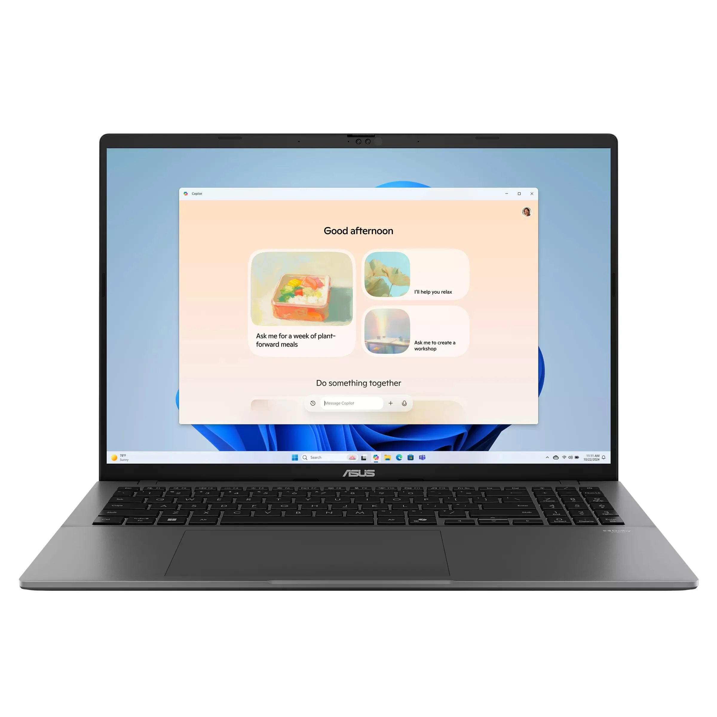 ASUS Vivobook S16 S3607AA-SH041WSM Laptop (Matte Gray) | 16" WUXGA (1920x1200) OLED | Core Ultra 7 355 | 16GB RAM | 512GB SSD | Intel Arc Graphics | Windows 11 Home | MS Office Home 2024 + MS 365 Basic + ASUS AP4600 Backpack - Image 2