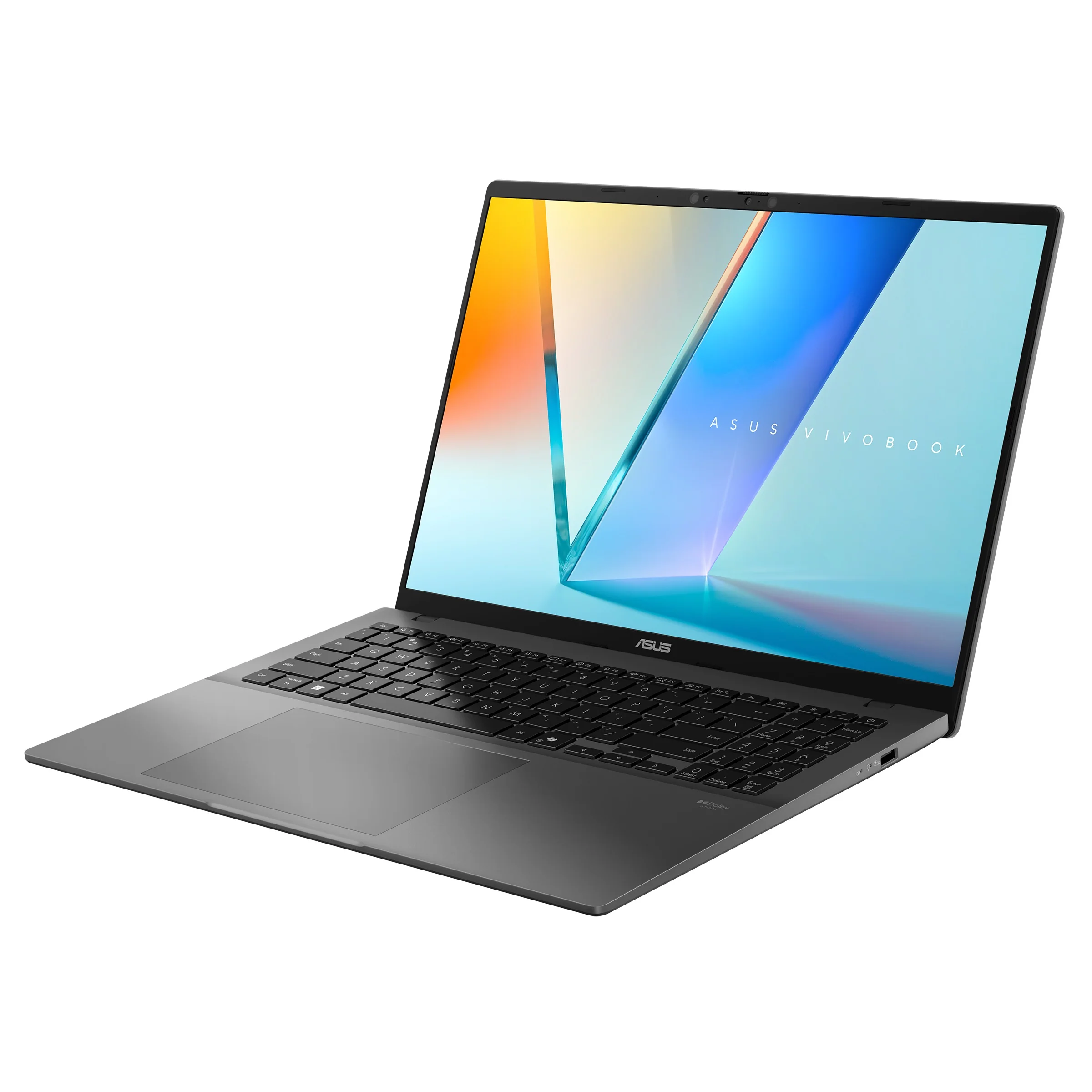 Asus Vivobook S16 S3607QA-PL003WSM Laptop (Matte Gray) | 16" 2.5K (2560x1600) 144Hz IPS | Snapdragon X X1 26 100 | 16GB RAM | 512GB SSD | Qualcomm Adreno GPU | Windows 11 Home | MS Office Home 2024 + MS 365 Basic + Asus AP4600 Backpack - Image 3