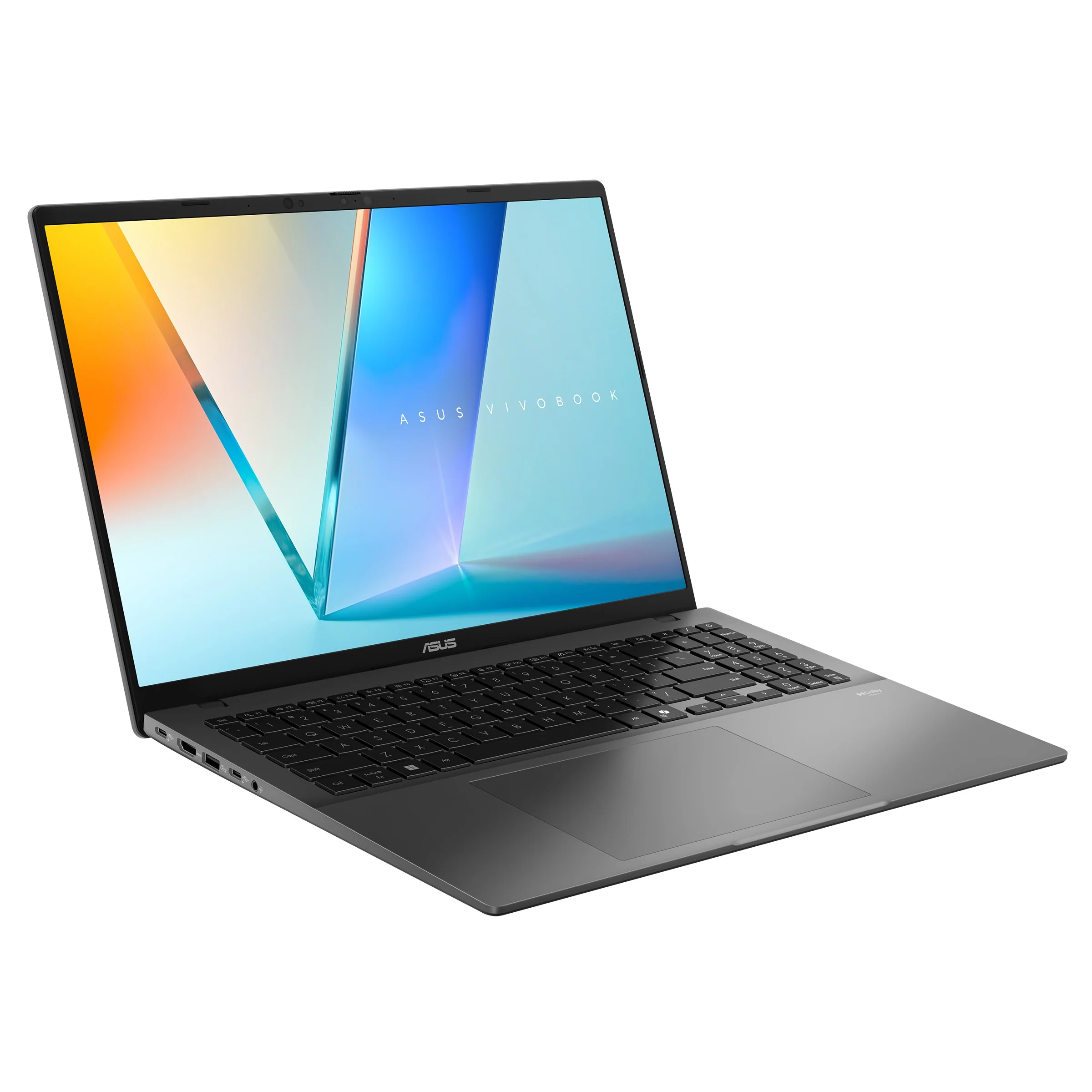 Asus Vivobook S16 S3607QA-PL003WSM Laptop (Matte Gray) | 16" 2.5K (2560x1600) 144Hz IPS | Snapdragon X X1 26 100 | 16GB RAM | 512GB SSD | Qualcomm Adreno GPU | Windows 11 Home | MS Office Home 2024 + MS 365 Basic + Asus AP4600 Backpack - Image 4
