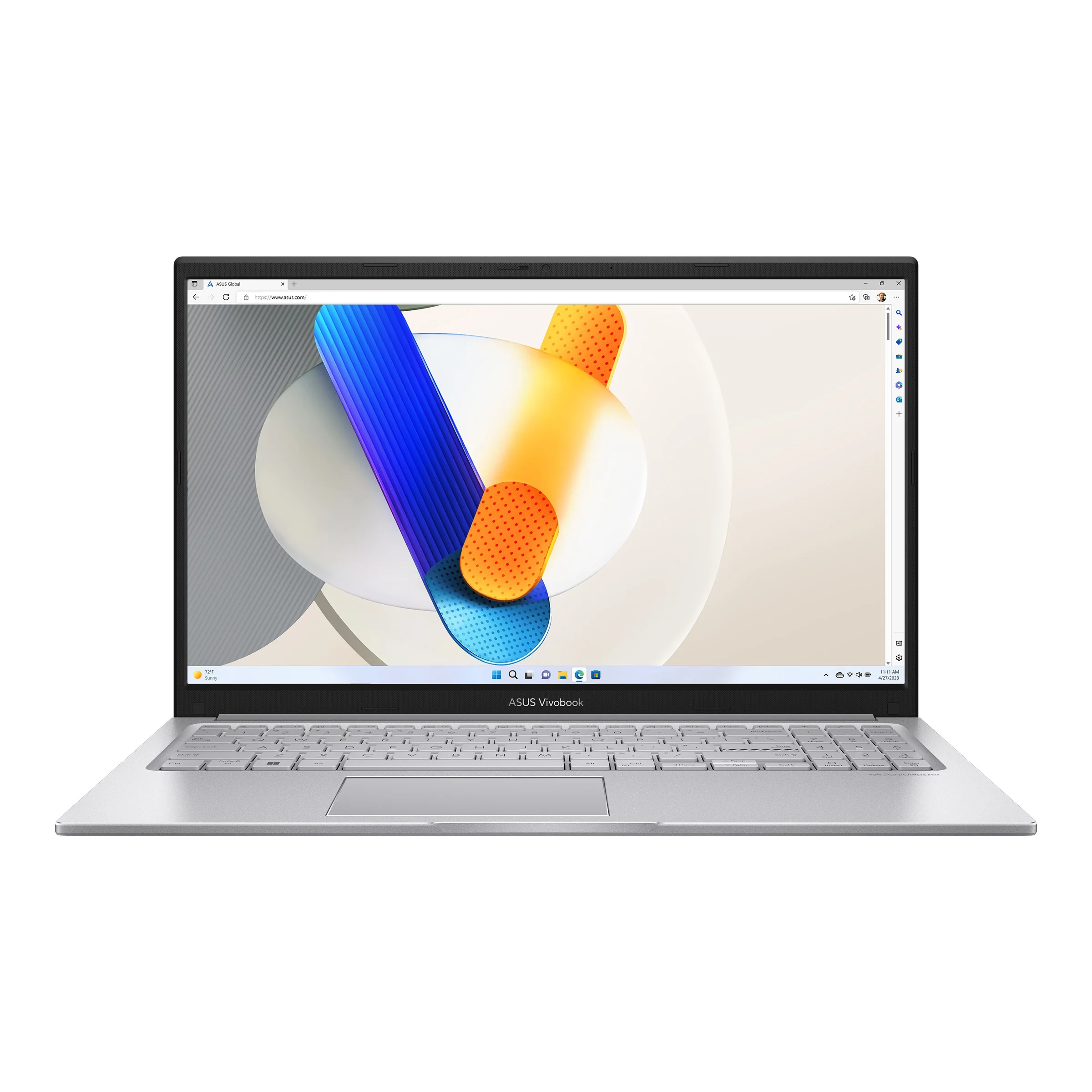 Asus Vivobook X1504VA-BQ3583WSM Laptop (Cool Silver) | 15.6" FHD (1920x1080) | Core 5-120U | 16GB RAM | 512GB SSD | Intel UHD Graphics | Win11 Home | MS Office Home 2021+MS 365 Basic+Asus AP4600 Backpack - Image 2