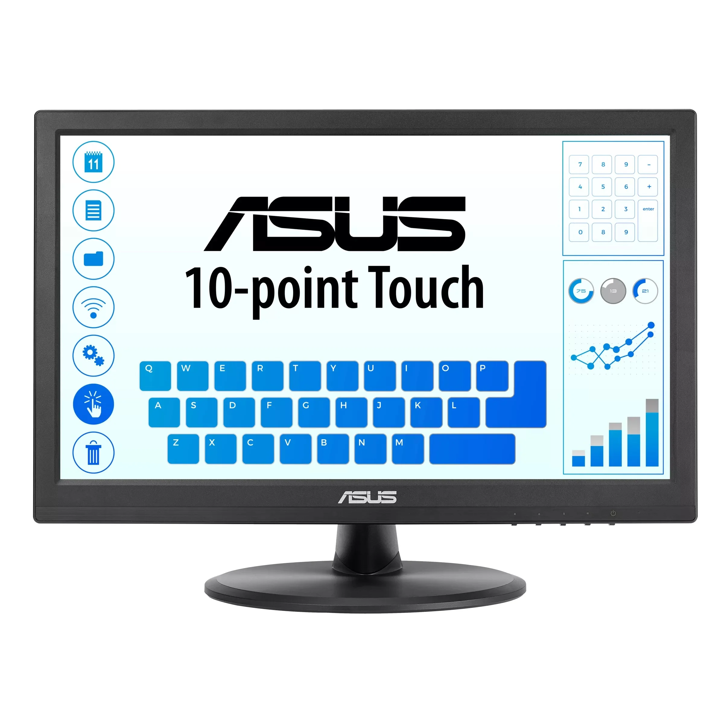 Asus VT169HE 15.6" FHD (1920x1080) 60Hz 5ms(GTG) IPS Touch Monitor with Tilt Adjustment - Image 5