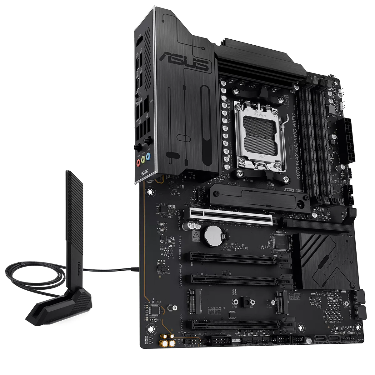 ASUS X870 Max Gaming WiFi7 DDR5 AMD Motherboard + TeamGroup Vulcan T-Force DDR5 16GB (2x8GB) 6000MHz CL38 Gaming Desktop Memory (FLBD516G6000HC38ADC01) - Image 10