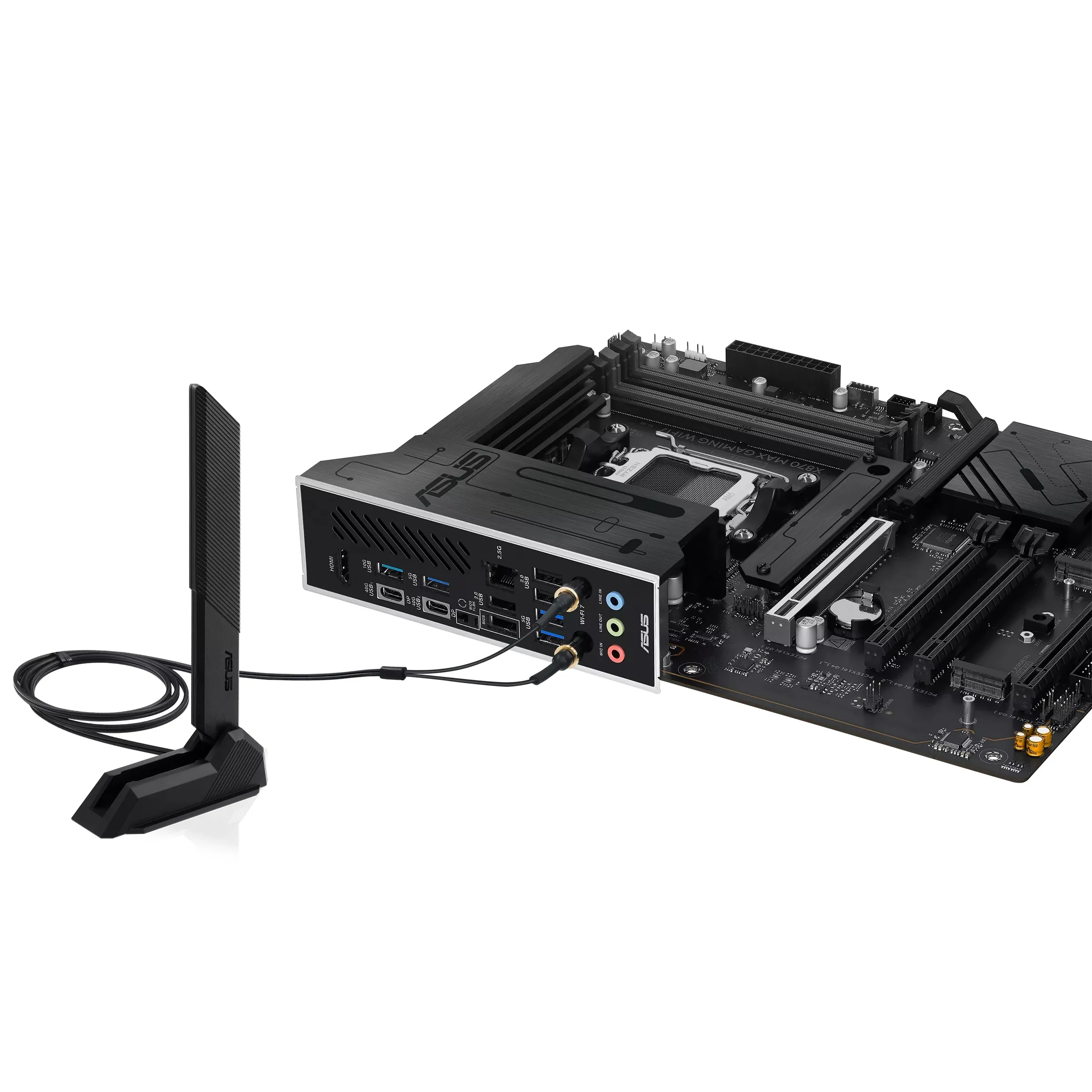 ASUS X870 Max Gaming WiFi7 DDR5 AMD Motherboard + TeamGroup Vulcan T-Force DDR5 16GB (2x8GB) 6000MHz CL38 Gaming Desktop Memory (FLBD516G6000HC38ADC01) - Image 11