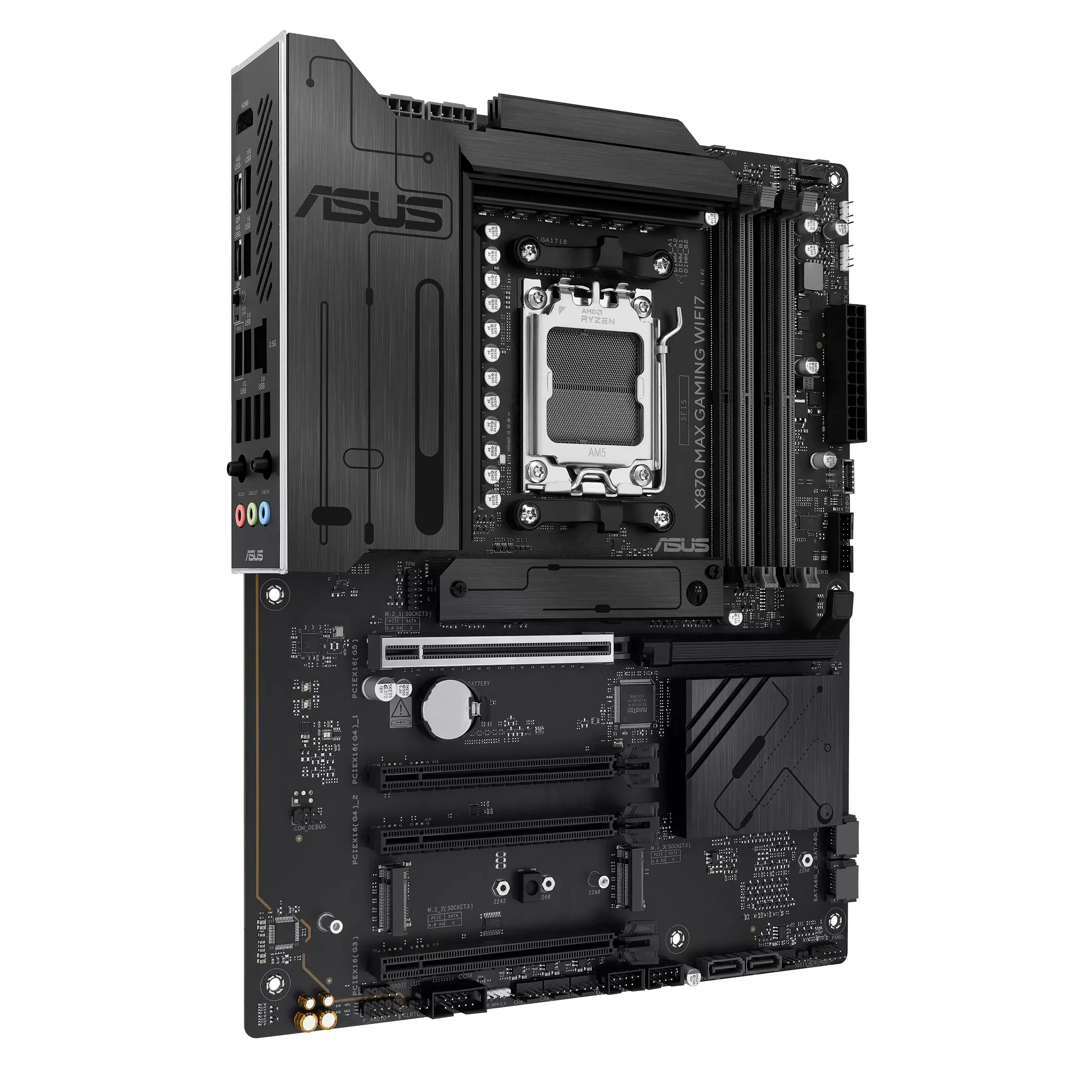 ASUS X870 Max Gaming WiFi7 DDR5 AMD Motherboard + TeamGroup Vulcan T-Force DDR5 16GB (2x8GB) 6000MHz CL38 Gaming Desktop Memory (FLBD516G6000HC38ADC01) - Image 4