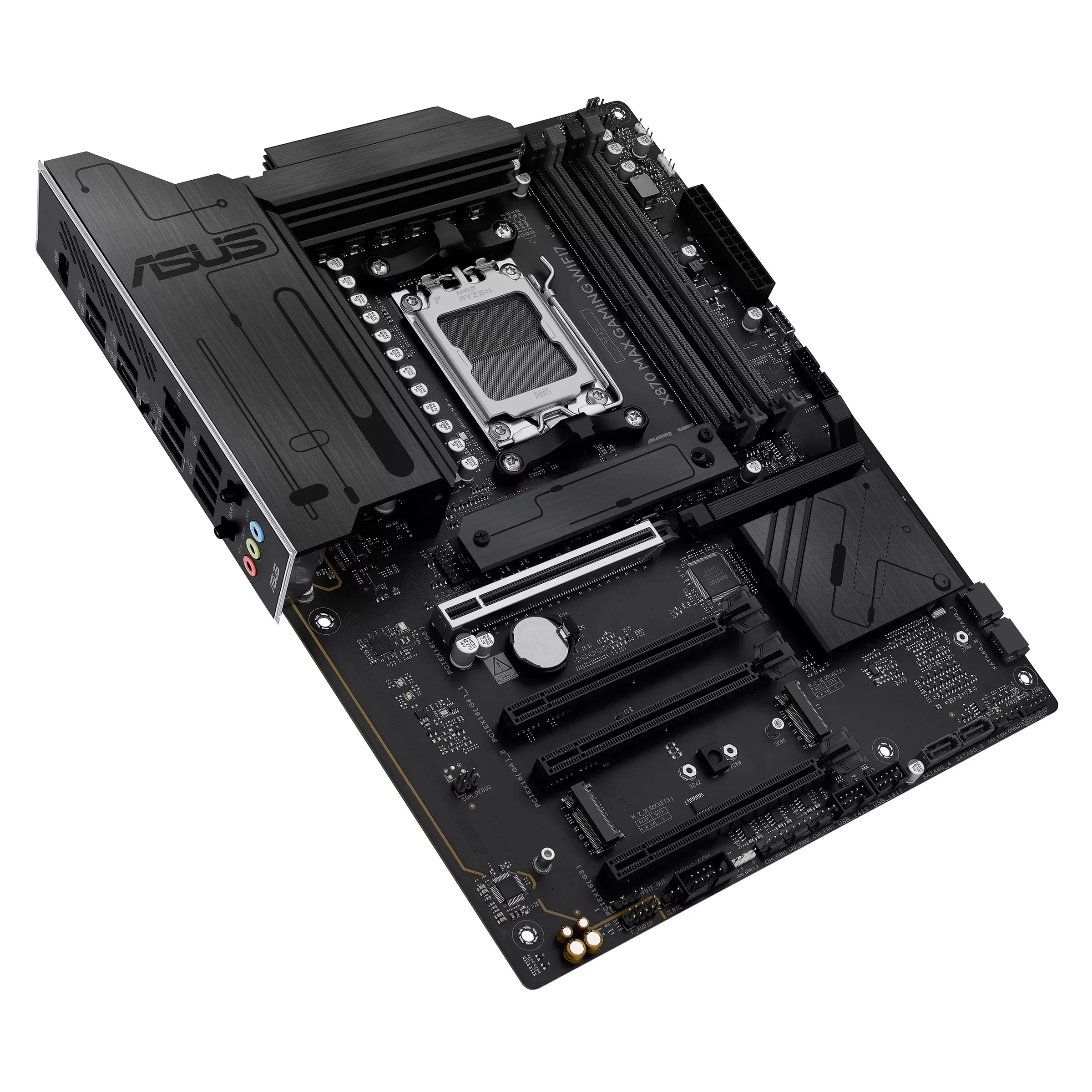 ASUS X870 Max Gaming WiFi7 DDR5 AMD Motherboard + TeamGroup Vulcan T-Force DDR5 16GB (2x8GB) 6000MHz CL38 Gaming Desktop Memory (FLBD516G6000HC38ADC01) - Image 5