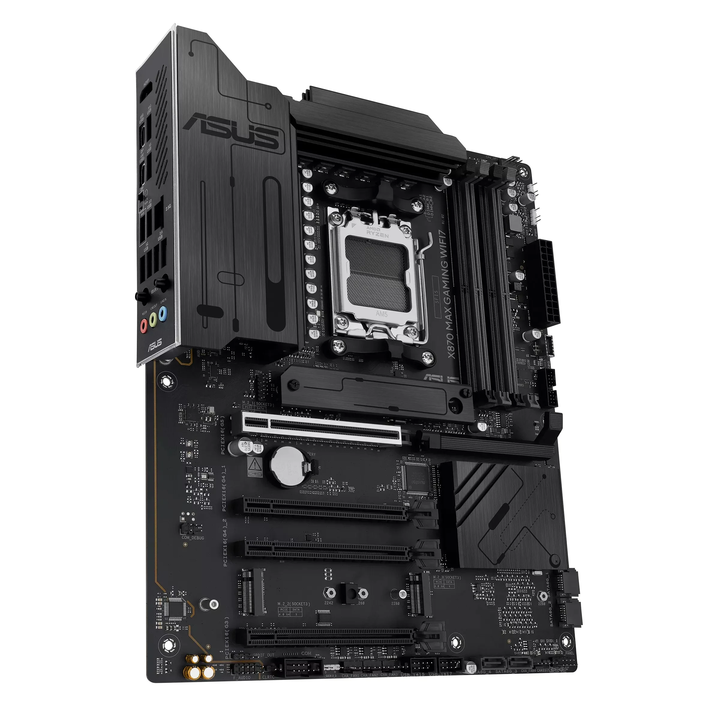 ASUS X870 Max Gaming WiFi7 DDR5 AMD Motherboard + TeamGroup Vulcan T-Force DDR5 16GB (2x8GB) 6000MHz CL38 Gaming Desktop Memory (FLBD516G6000HC38ADC01) - Image 7
