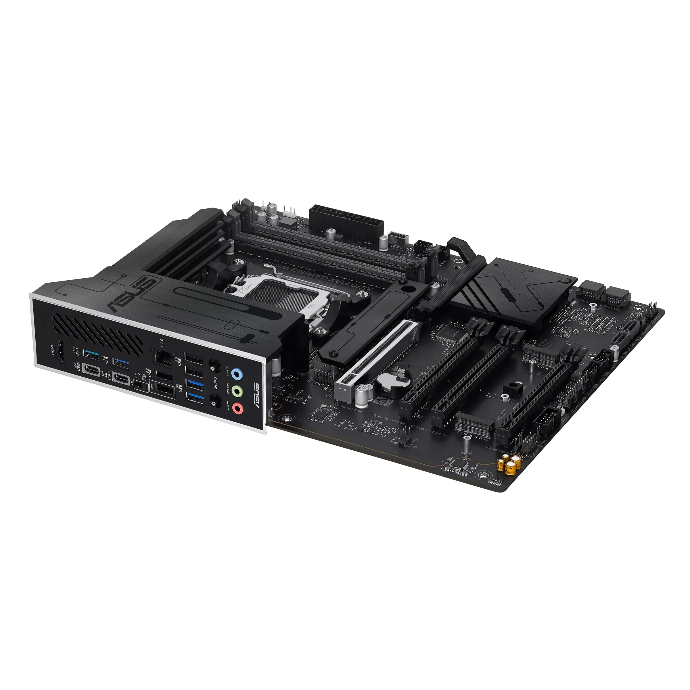 ASUS X870 Max Gaming WiFi7 DDR5 AMD Motherboard + TeamGroup Vulcan T-Force DDR5 16GB (2x8GB) 6000MHz CL38 Gaming Desktop Memory (FLBD516G6000HC38ADC01) - Image 8