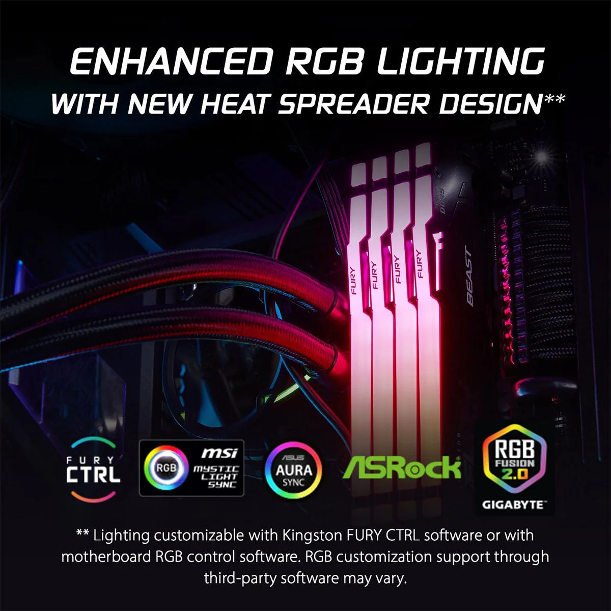 Asus X870 MAX Gaming WiFi7 W Motherboard + Kingston Fury Beast RGB 8GB DDR5 6000MT/s CL30-36-36 1.4V EXPO/XMP Desktop Memory (KF560C30BBEA-8) - Image 19
