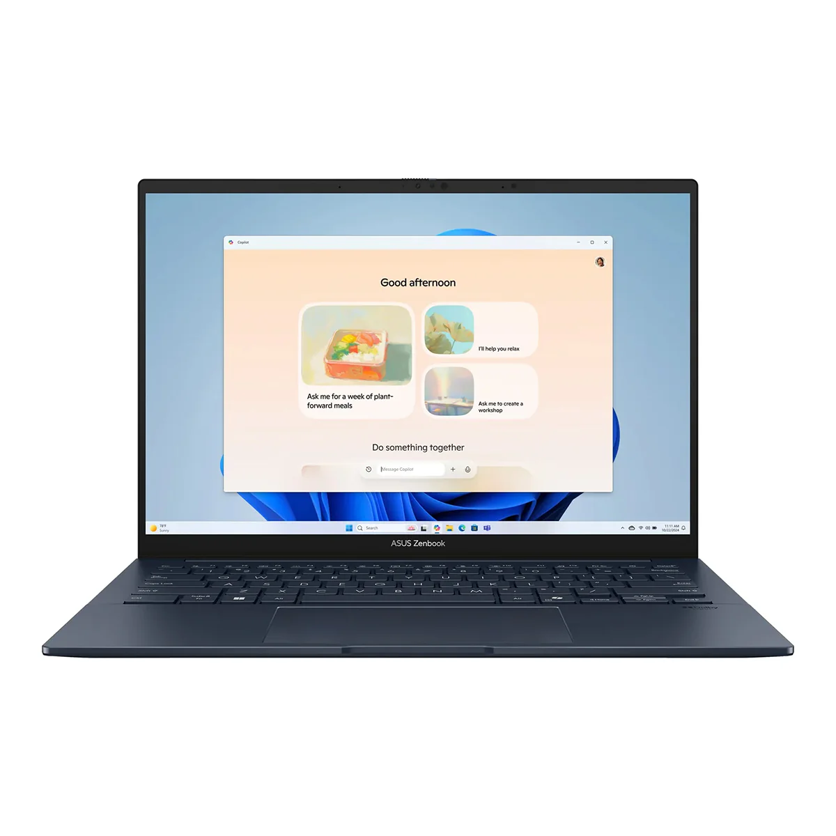 Asus Zenbook 14 OLED UX3405CA-PZ518WSM Laptop (Ponder Blue) | 14" 3K (2880 x 1800) | Ultra 7 255H | 16GB RAM | 512GB SSD | Intel Arc | Windows 11 Home | MS Office Home 2024 + MS 365 Basic - Image 3