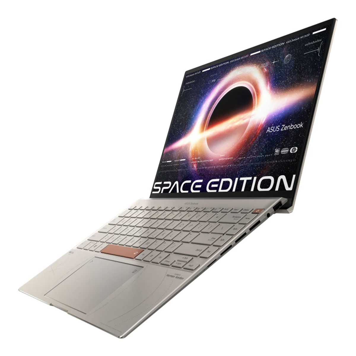 Asus Zenbook 14X OLED Space Edition UX5401ZAS-KN016WS Laptop (Zero-G Titanium) | 14", 2.8K (2880 x 1800) OLED | i7-12700H | 16GB RAM | Intel Iris Xᵉ Graphics | 1TB SSD | Windows 11 Home | MS Office H&S 2021 | Sleeve | Asus BP1504 Casual Backpack - Image 3