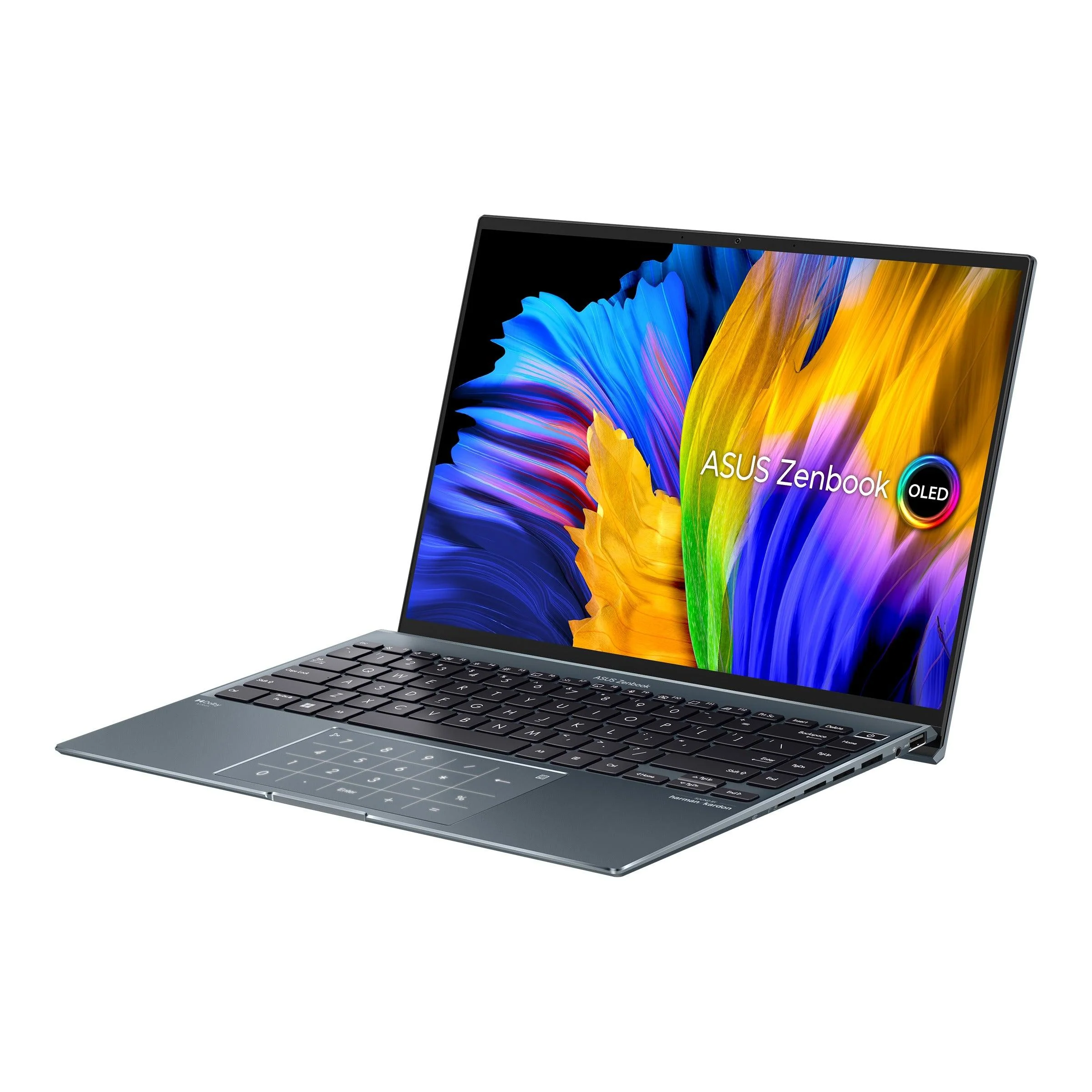 Asus Zenbook 14X OLED UX5401ZA-KN130WS Laptop (Pine Grey) | 14" 2.8K |  i5-12500H | 16GB RAM | 512GB SSD | Intel Iris Xᵉ Graphics | Windows 11 Home | MS Office Home & Student 2021 | Asus Sleeve - Image 6