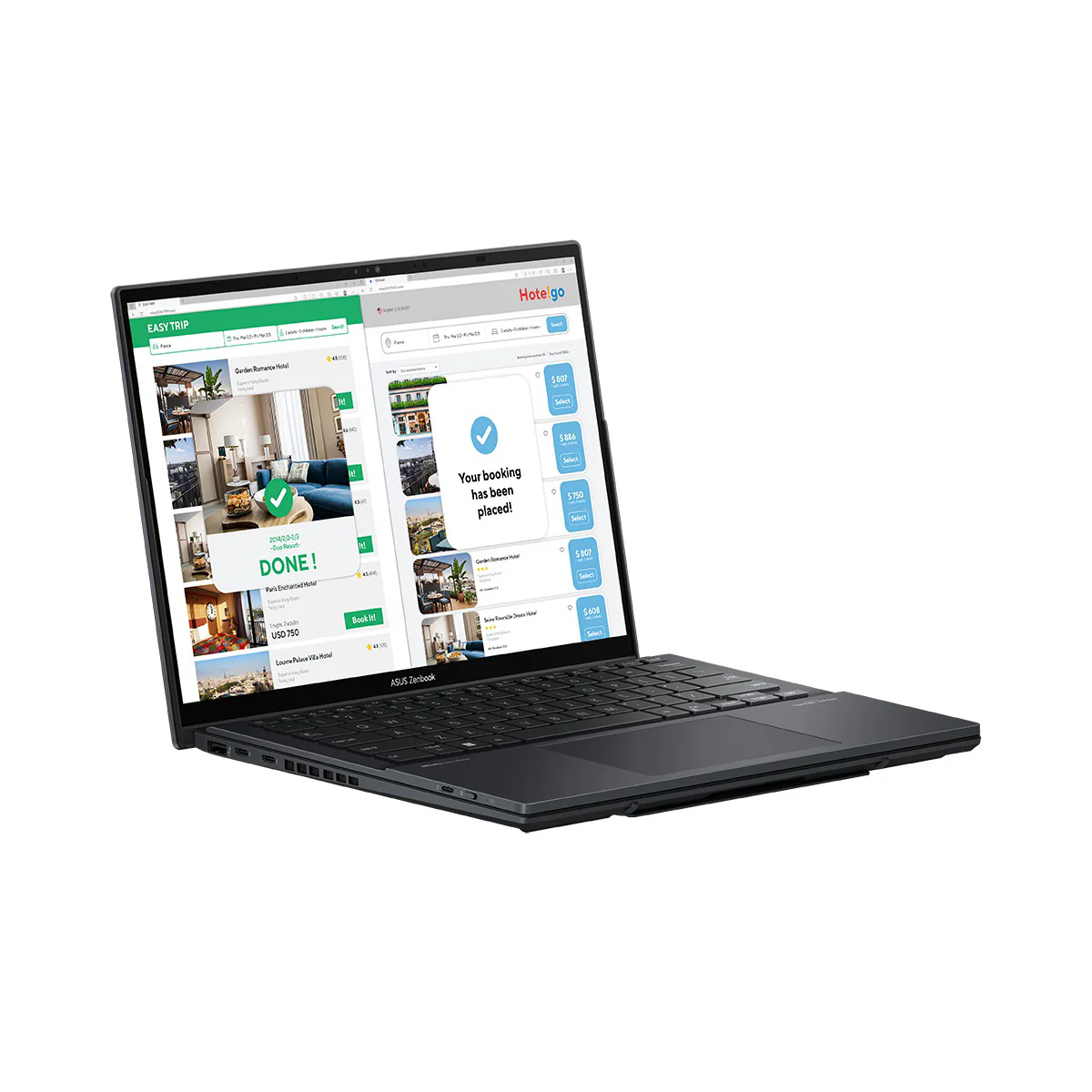 Asus Zenbook Duo 14 OLED UX8406CA-PZ165WSM Laptop (Inkwell Gray) | 14" 3K (2880x1800) | Ultra 9 285H | 32GB RAM | 1TB SSD | Intel Arc Graphics | Windows 11 Home | MS Office Home & Student 2024 + MS 365 Basic + Asus AP4600 Backpack - Image 11