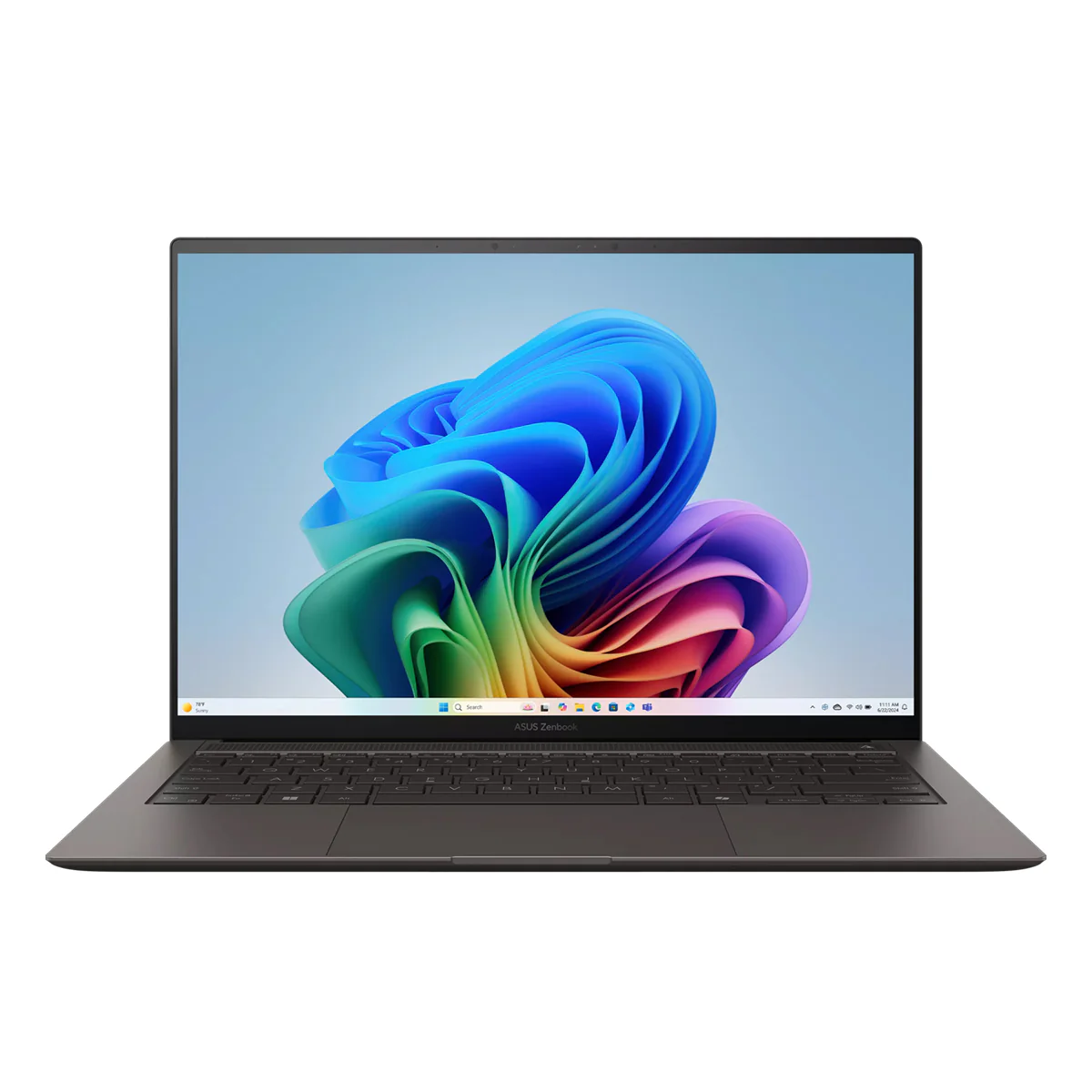 ASUS Zenbook S 14 UX5406AA-SU165WSM Laptop (Antrim Gray) | 14" 3K (2880x1800) OLED 120Hz Touchscreen | Core Ultra 9 386H | 32GB RAM | 1TB SSD | Intel Graphics | Windows 11 Home | MS Office Home 2024 + MS 365 Basic + Sleeve - Image 2