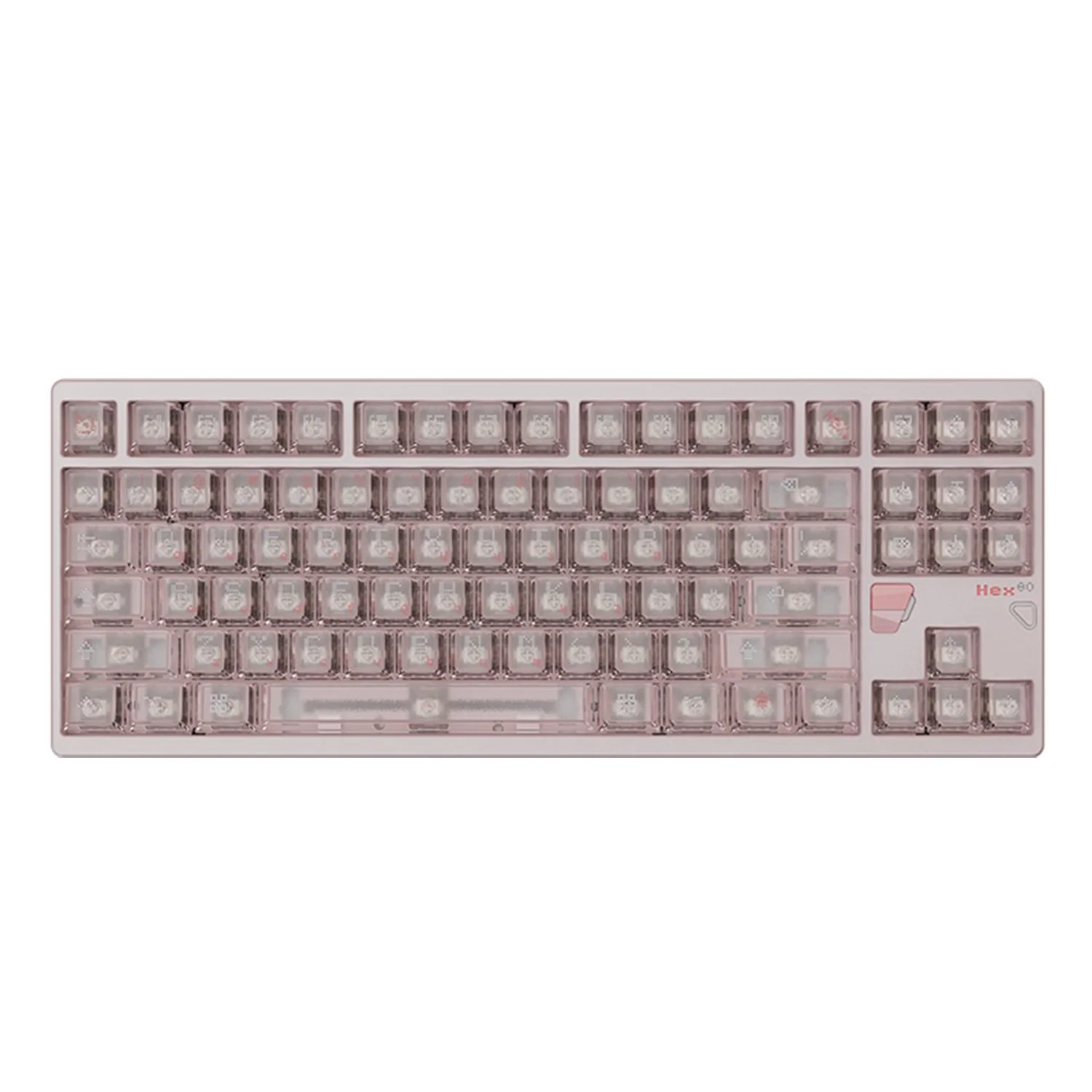 ATK x QK Hex80 RGB Wired 88 Keys Gasket Mount Aluminum CNC Case Hot-Swappable Mechanical Keyboard (Ti OWLAB Switch) (Anodized Grey, Anodized Purple, Anodized Sandgold, Spray Coated Babypink, Spray Coated Spark) - Image 17