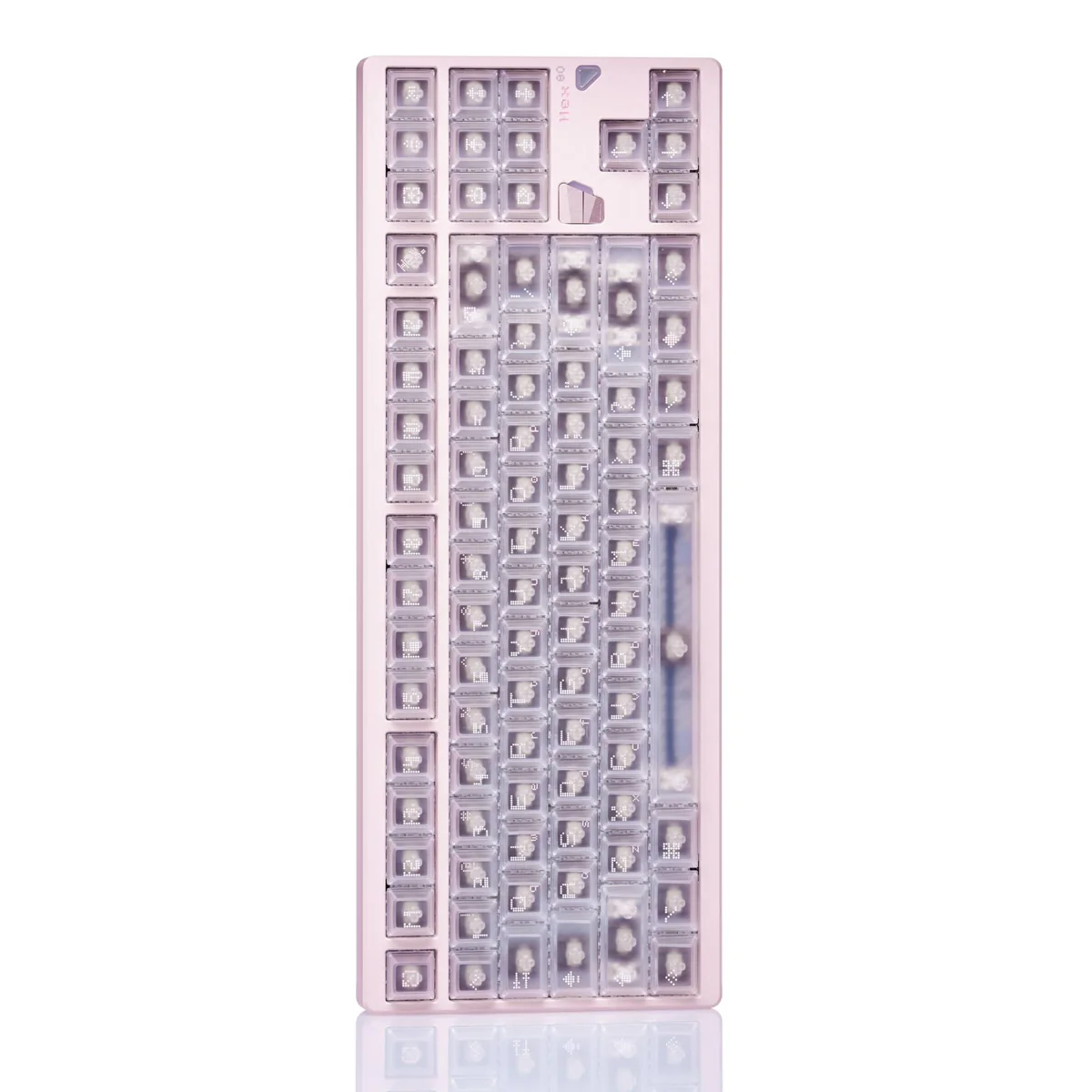 ATK x QK Hex80 RGB Wired 88 Keys Gasket Mount Aluminum CNC Case Hot-Swappable Mechanical Keyboard (Ti OWLAB Switch) (Anodized Grey, Anodized Purple, Anodized Sandgold, Spray Coated Babypink, Spray Coated Spark) - Image 19