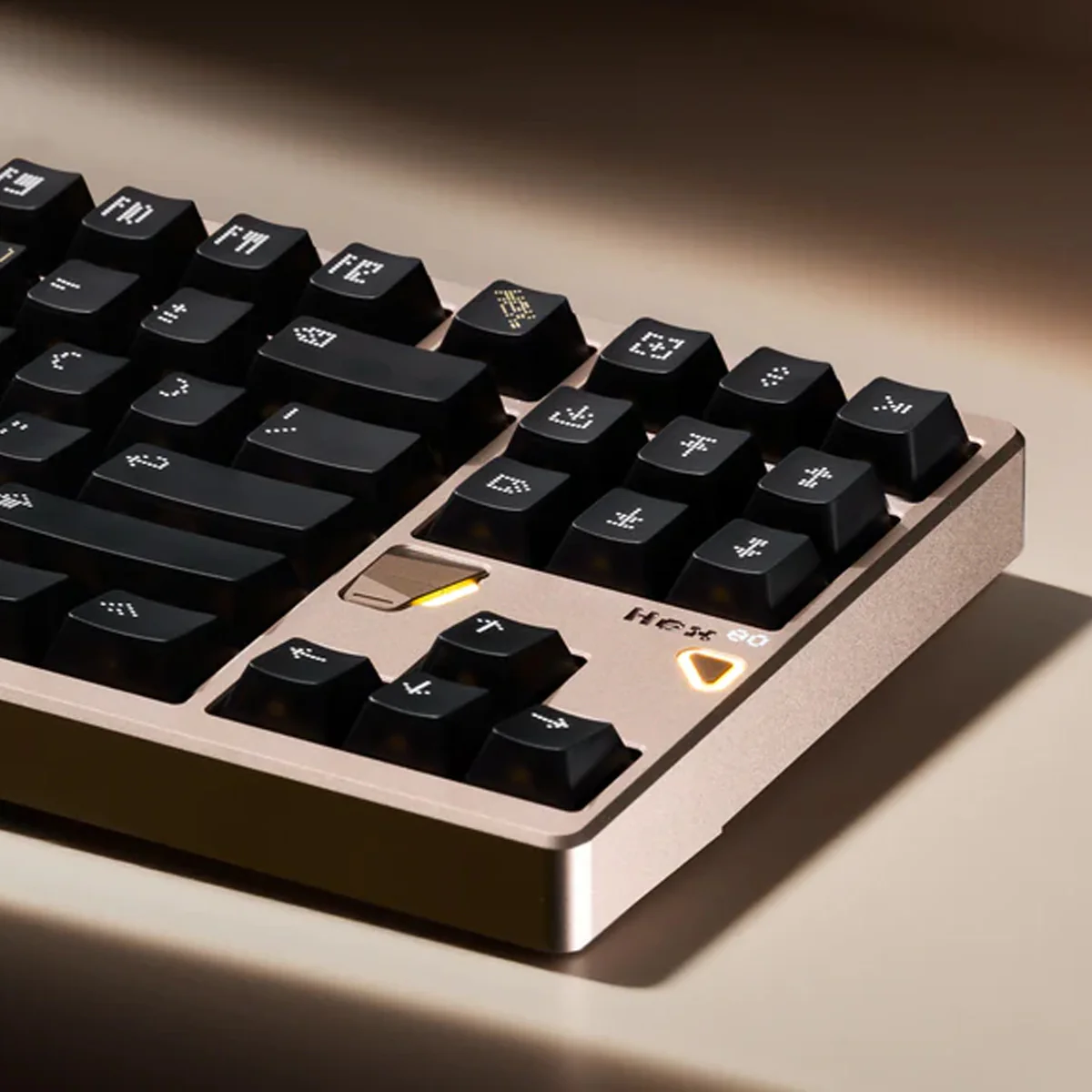 ATK x QK Hex80 RGB Wired 88 Keys Gasket Mount Aluminum CNC Case Hot-Swappable Mechanical Keyboard (Ti OWLAB Switch) (Anodized Grey, Anodized Purple, Anodized Sandgold, Spray Coated Babypink, Spray Coated Spark) - Image 5