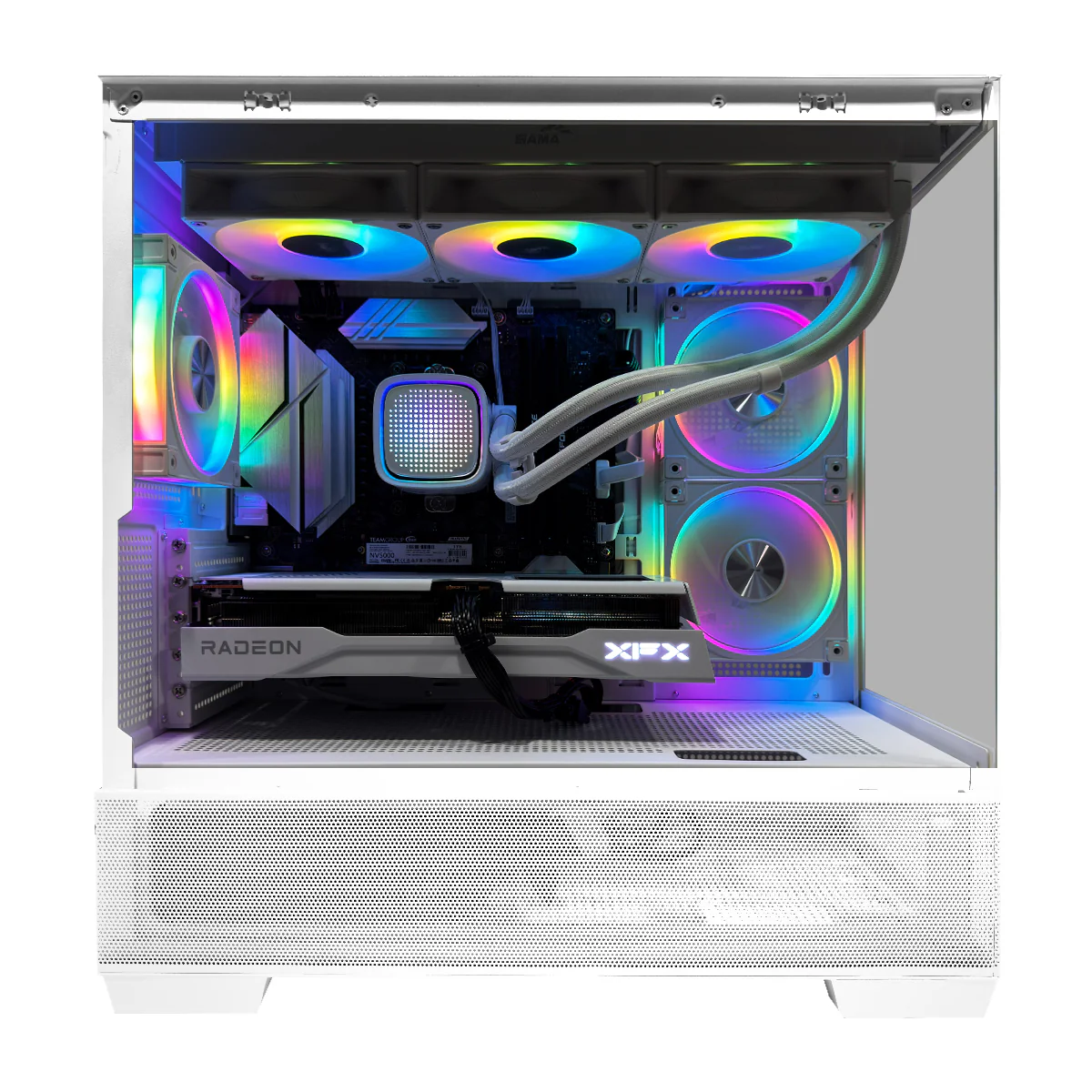 Aurora CG380F White Gaming PC Desktop Gaming PC | AMD Ryzen 7 8700F | 16GB (2x8GB) RAM | 1TB SSD | RX 9060 XT | Windows 11 Pro - Image 2