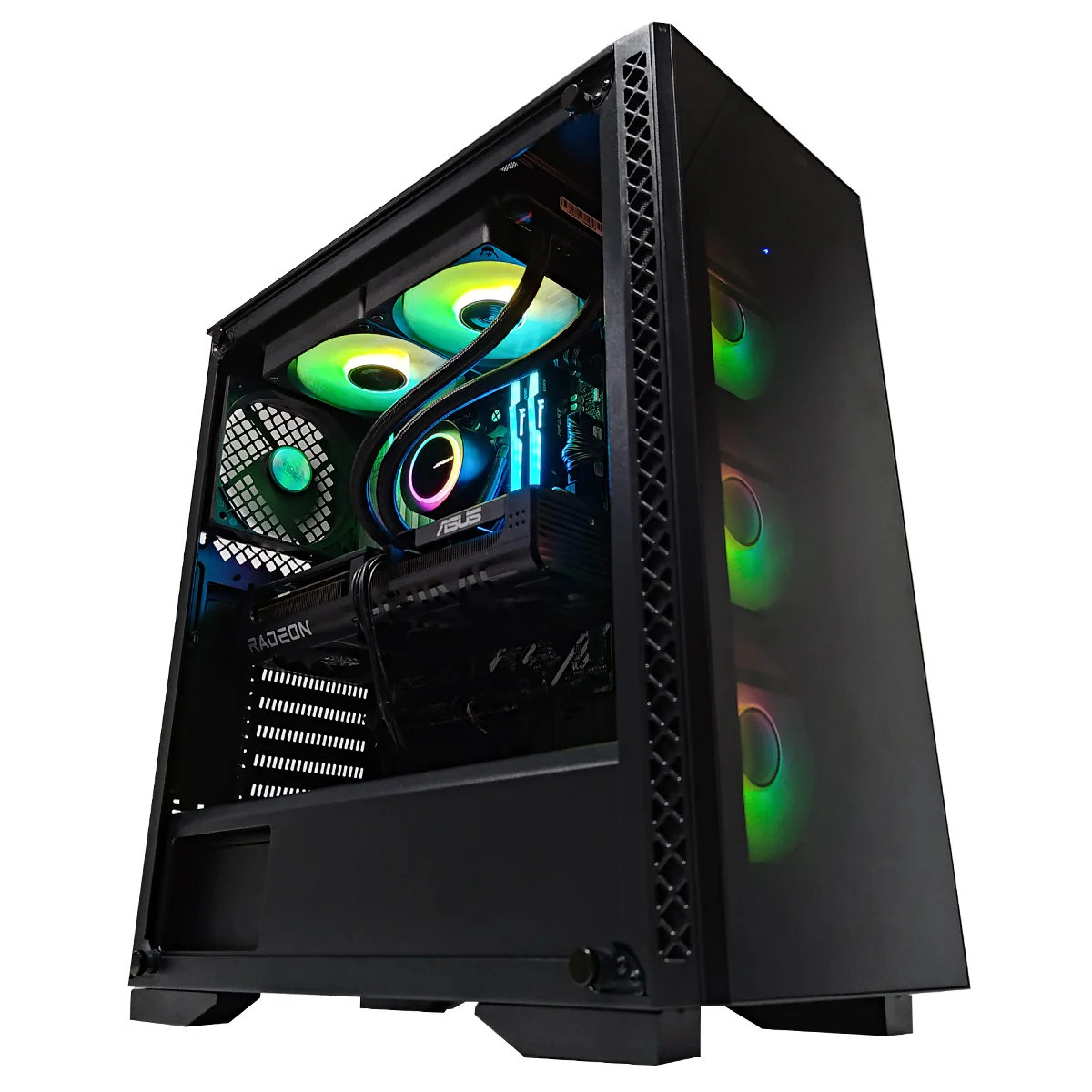 Aurora Matrexx 50 Black Desktop Gaming PC | AMD Ryzen 5 9500F | 16GB RAM | 1TB SSD | RX 9060 XT | Windows 11 Pro - Image 9