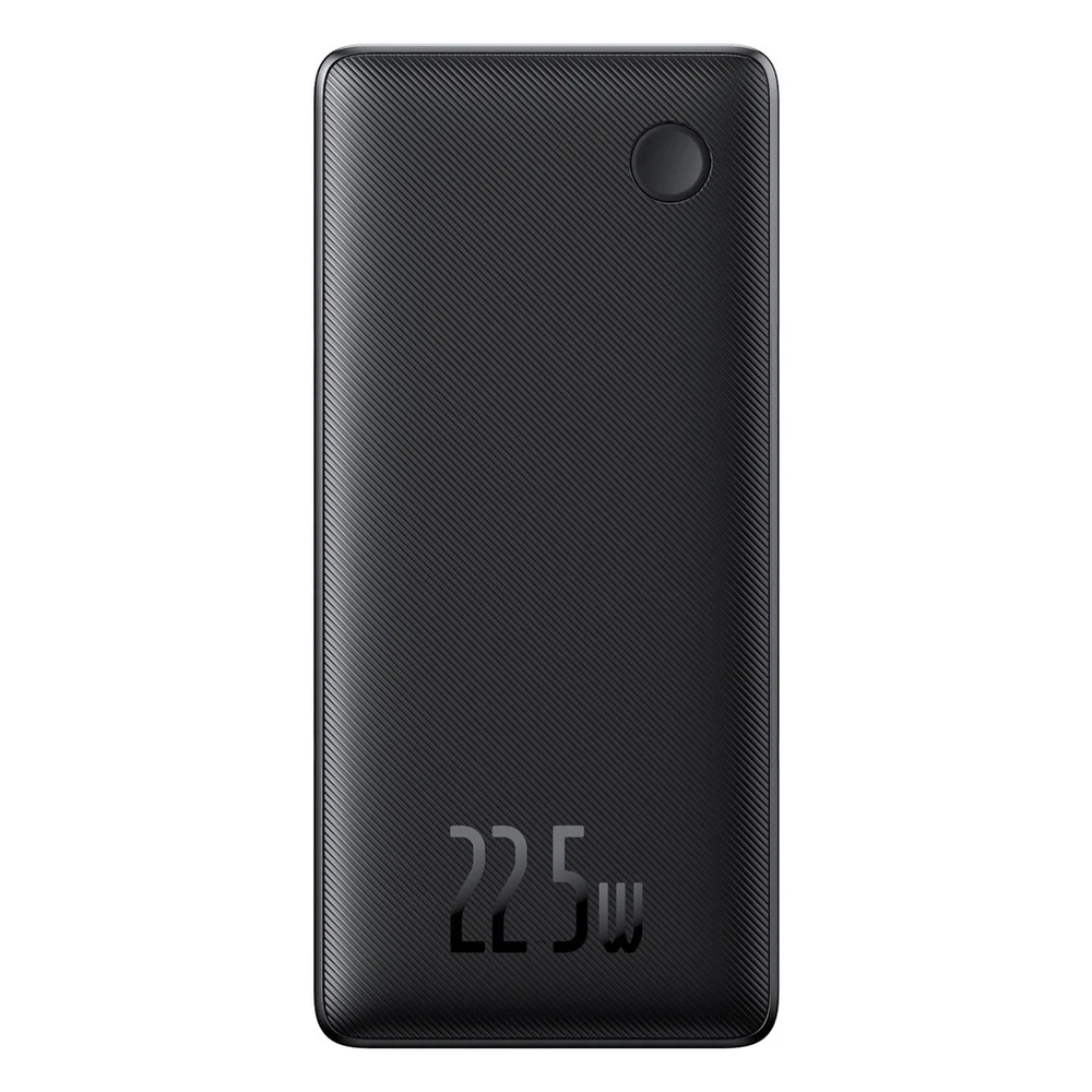 Baseus Airflow Lite Power Bank 10000mAh 22.5W Built-In Dual Cable (Cosmic Black) (P10067501123-00) - Image 2