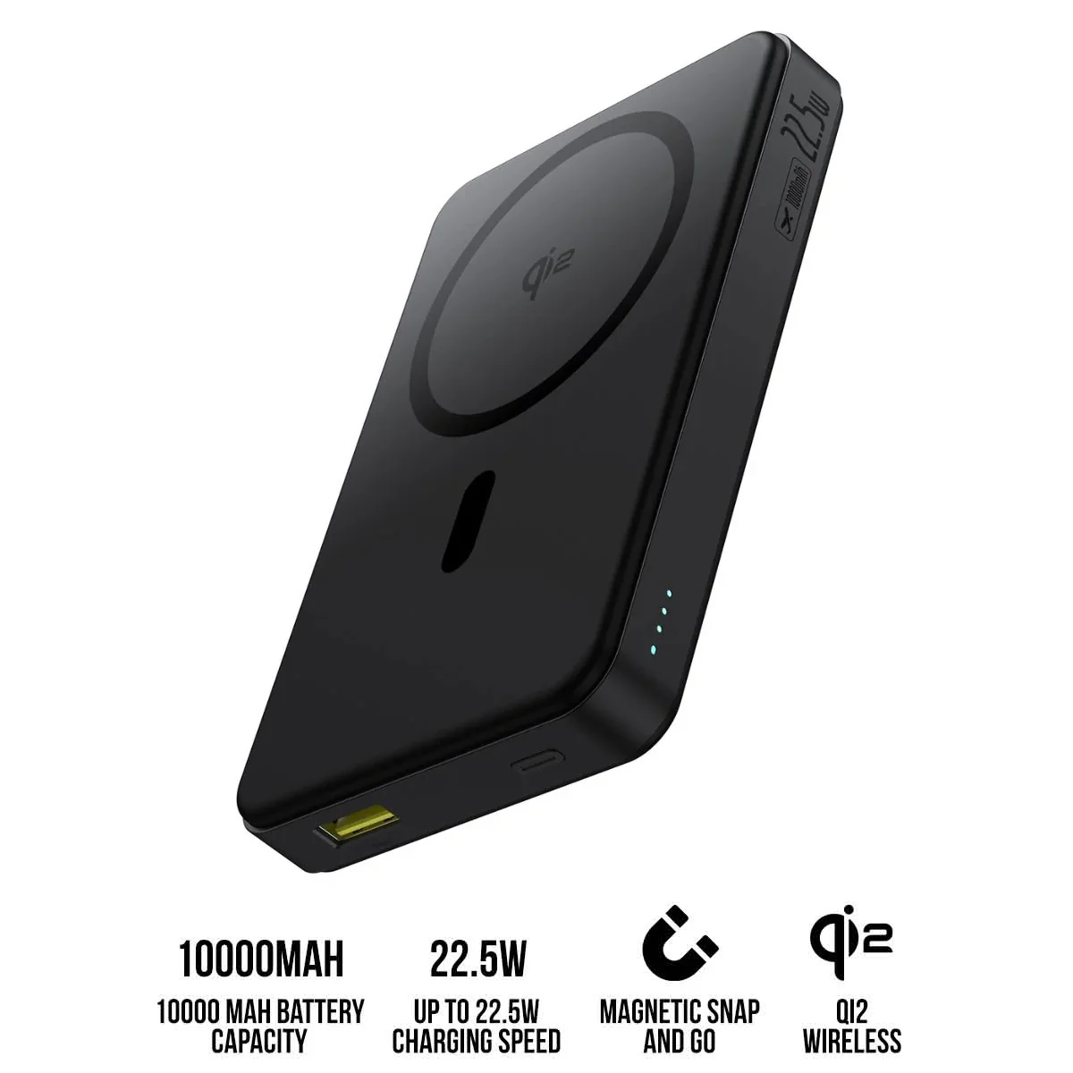 Baseus Airpow II Qi2 Magnetic Power Bank 10000mAh 22.5W (Cosmic Black) (P10080000123-00)