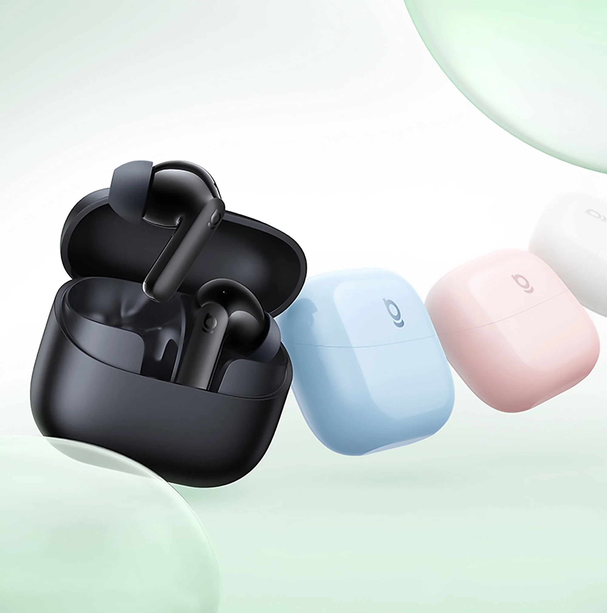 Baseus Bass BP1 NC Noise-Cancelling Earbuds (Cosmic Black, Moon White, Galaxy Blue, Baby Pink) (A0010704, A0010705, A0010706, A0010707) - Image 4