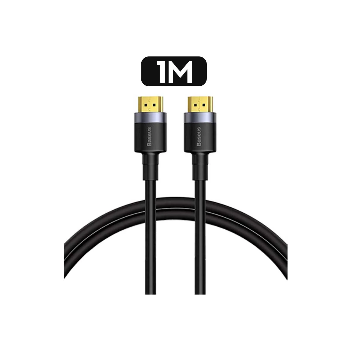 Baseus Cafule 4K HDMI Male To 4K HDMI Male Adapter Cable (1m, 2m, 3m, 5m) (Black) (CADKLF-E01, CADKLF-F01, CADKLF-G01, CADKLF-H01) - Image 5