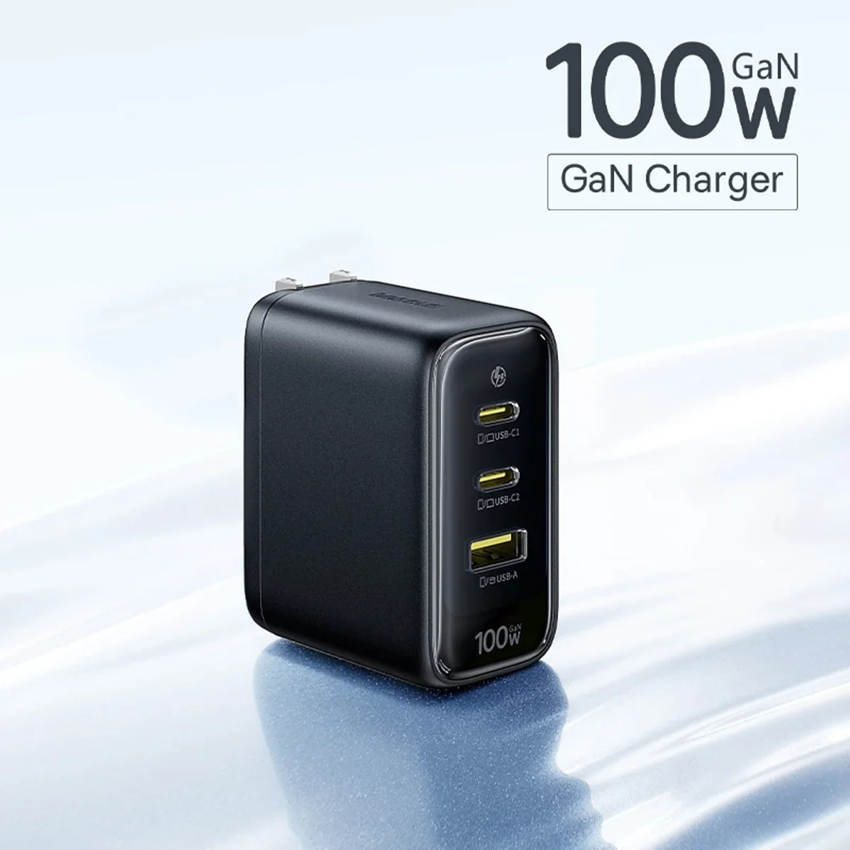 Baseus EnerFill FE22 Fast Charger 2C+U 100W (Cosmic Black) (E0124000) - Image 4