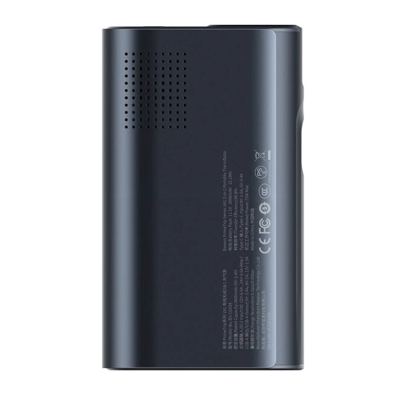 Baseus PrimeTrip VA1 Wired & Wireless 2-in-1 Tire Inflator (Cosmic Black) (C11169001121-00) - Image 5