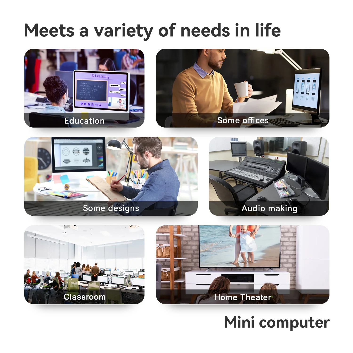 Beelink Mini S12-LP Intel N95 Processor 12GB RAM 480GB SSD Mini PC (Navy Blue) - Image 3