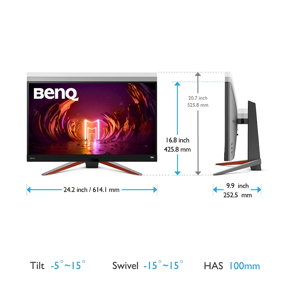 BenQ Mobiuz EX2710S 27" FHD IPS 1MS 165HZ Gaming Monitor - Image 5