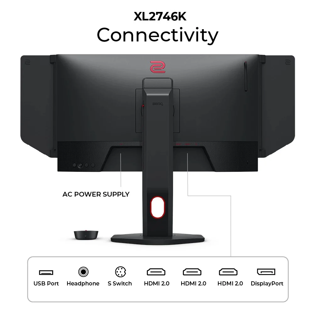 BenQ Zowie XL2746K 27” TN 240HZ DYAC+ Esports Gaming Monitor - Image 3