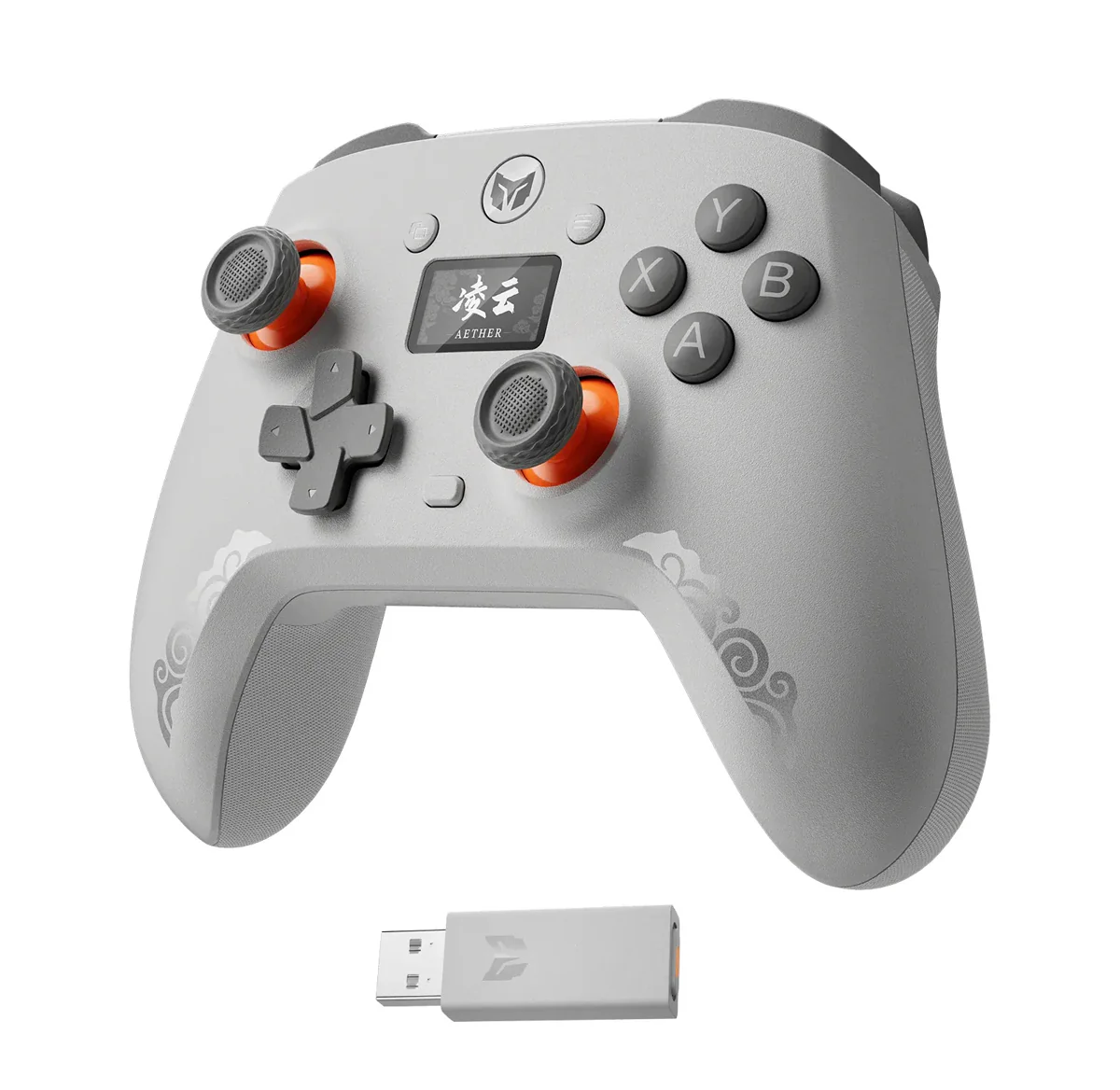 Bigbig Won Mojhon Aether Dual 1000Hz Polling Rate w/ Smart Display Hall Effect Wireless Game Controller for Switch / Win 10&11 / Android / iOS (Black, Grey) - Image 13